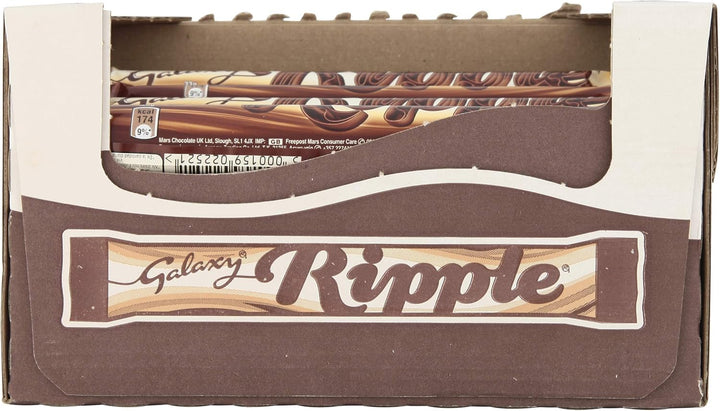 Galaxy - Ripple Milk Chocolate Bars (30g, Pack of 36)
