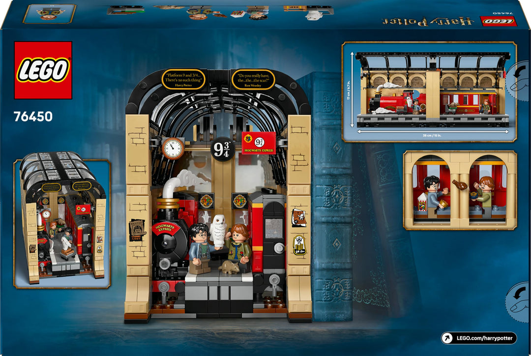 LEGO Harry Potter Book Nook: Hogwarts Express Set with Train Toy & 4 Minifigures - 10+