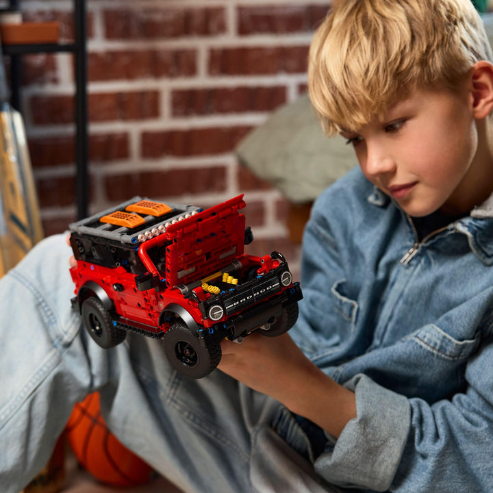 LEGO Technic Ford Bronco SUV Building Kit - Off-Road Vehicle Model with Moving Parts for Ages 9+