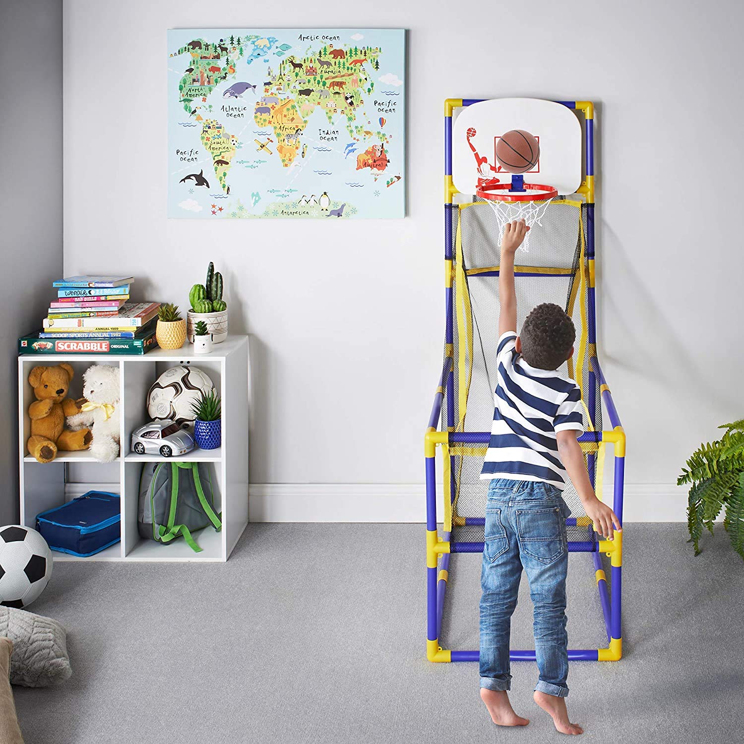 Global Gizmos 55639 Arcade Basketball Hoop/Indoor, Outdoor Use/Easy To Asse 7