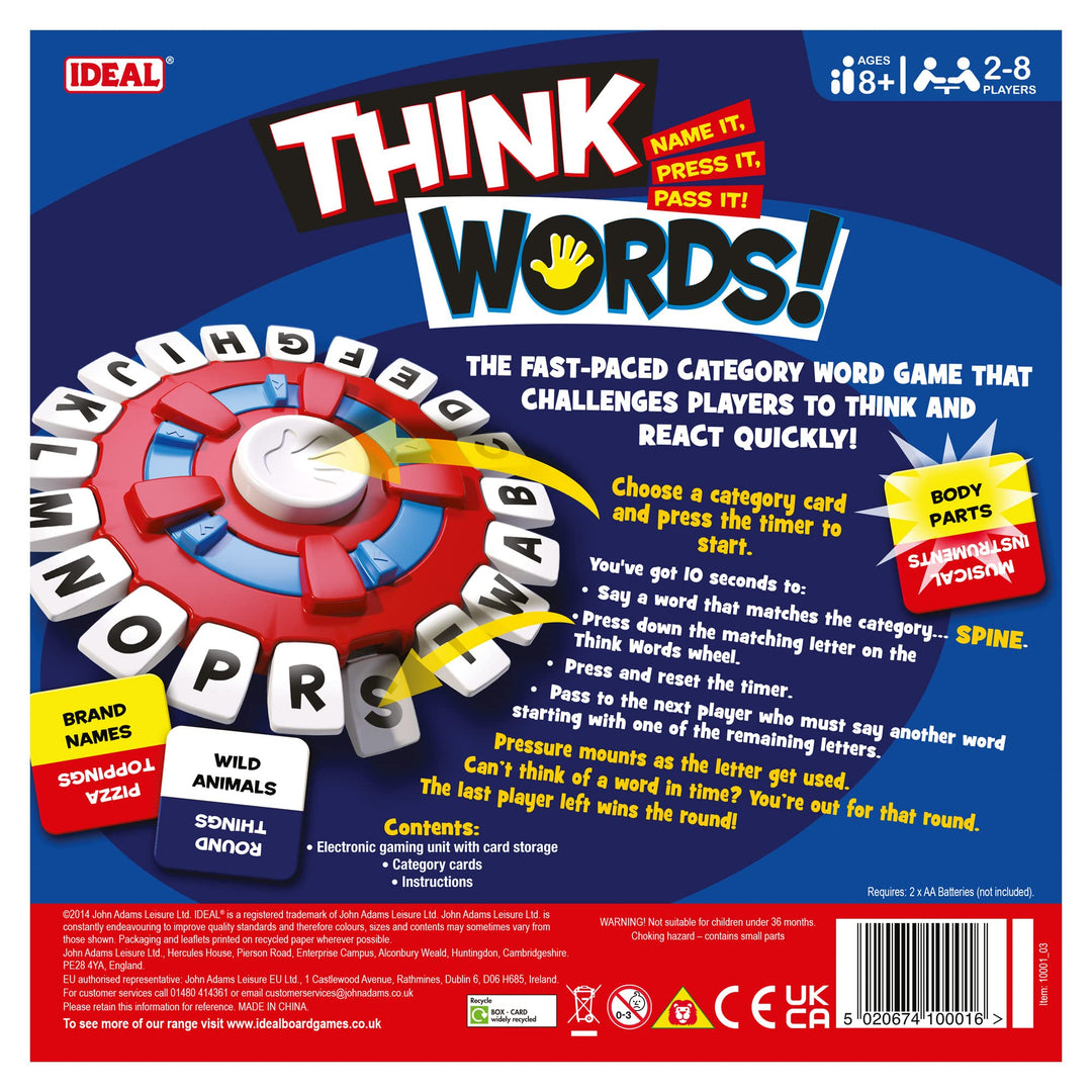 Ideal Think Words Game