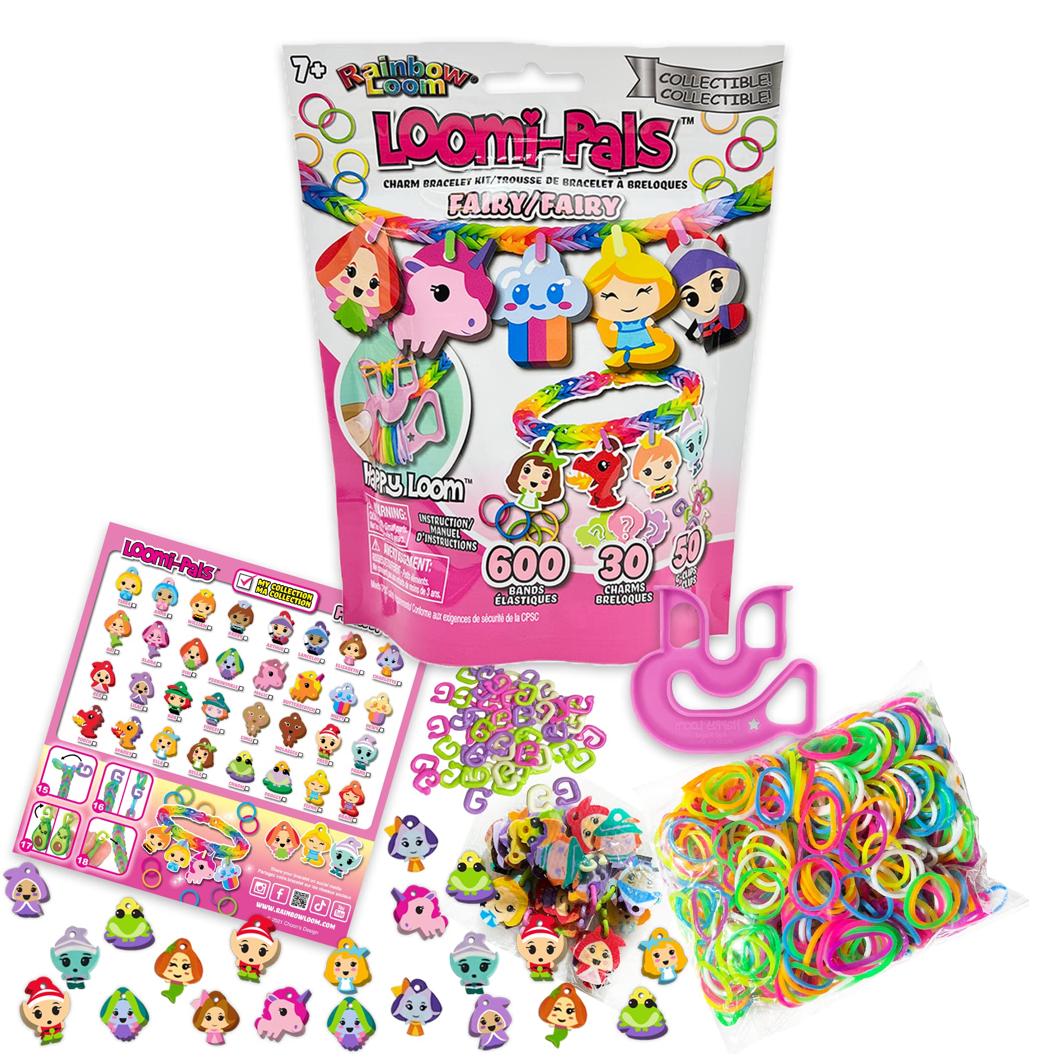 Rainbow Loom Loomi-Pals Collectibles Series - Fairy Loom Band Craft Kit 10