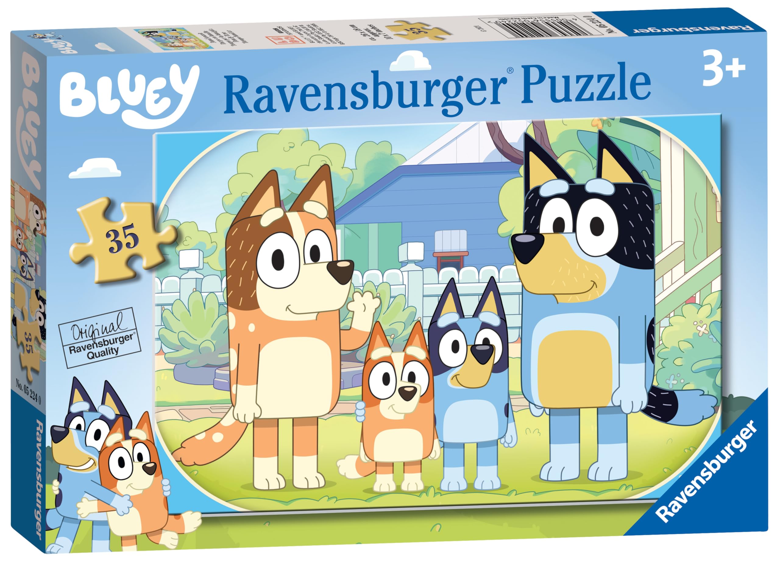 Ravensburger Bluey - 35 Piece Jigsaw Puzzle for Kids Age 3+ | 26 x 18cm