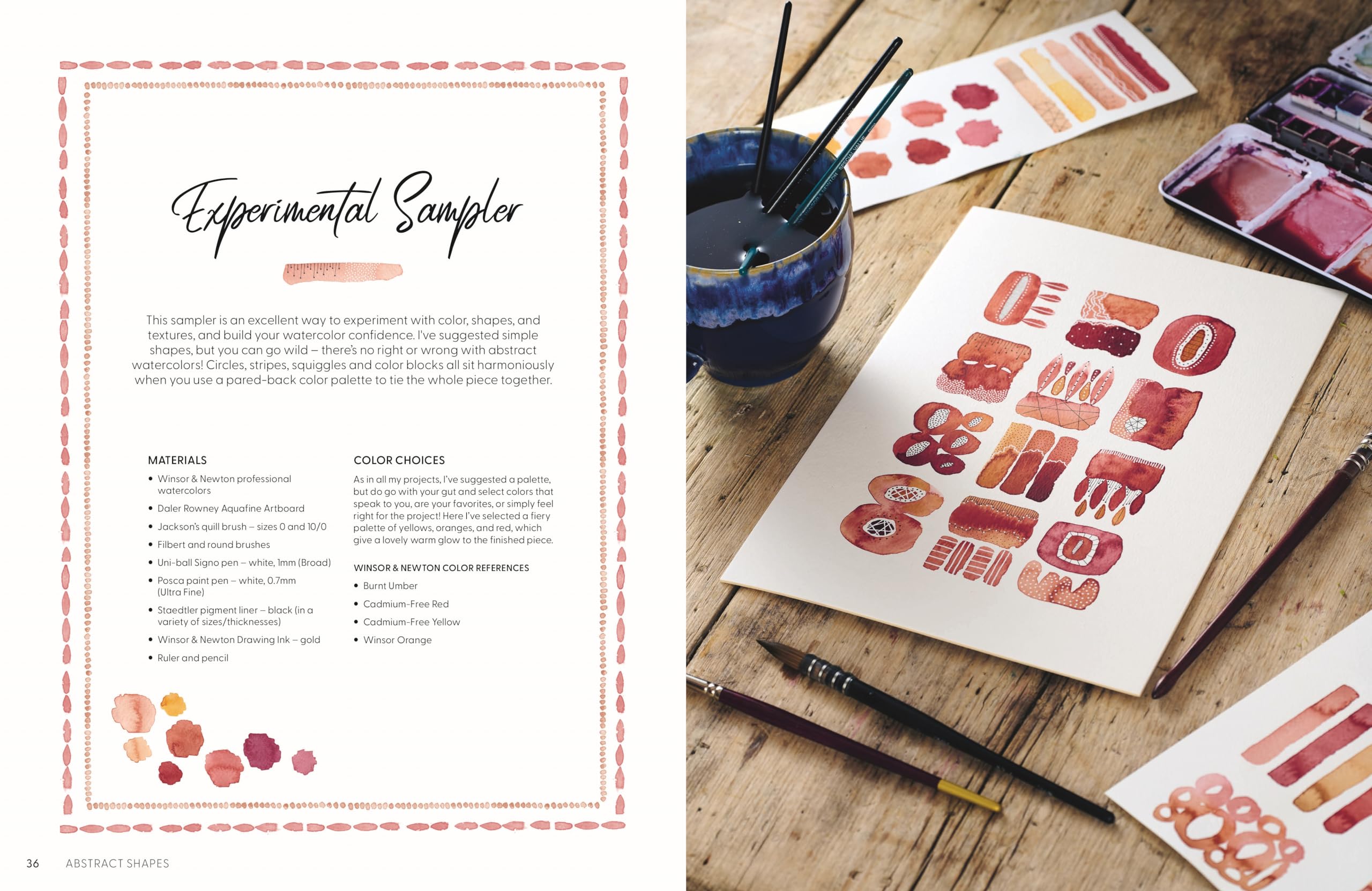 David & Charles Creative Abstract Watercolor: Beginner's Guide to Expressive Art | Paperback 3