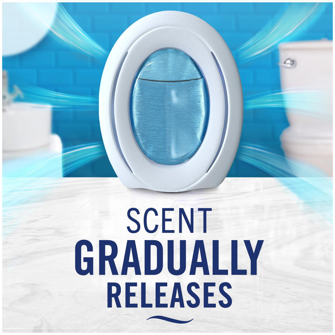 Febreze Bathroom Air Freshener - Odour Fighter with White Jasmine Scent, 8 Items