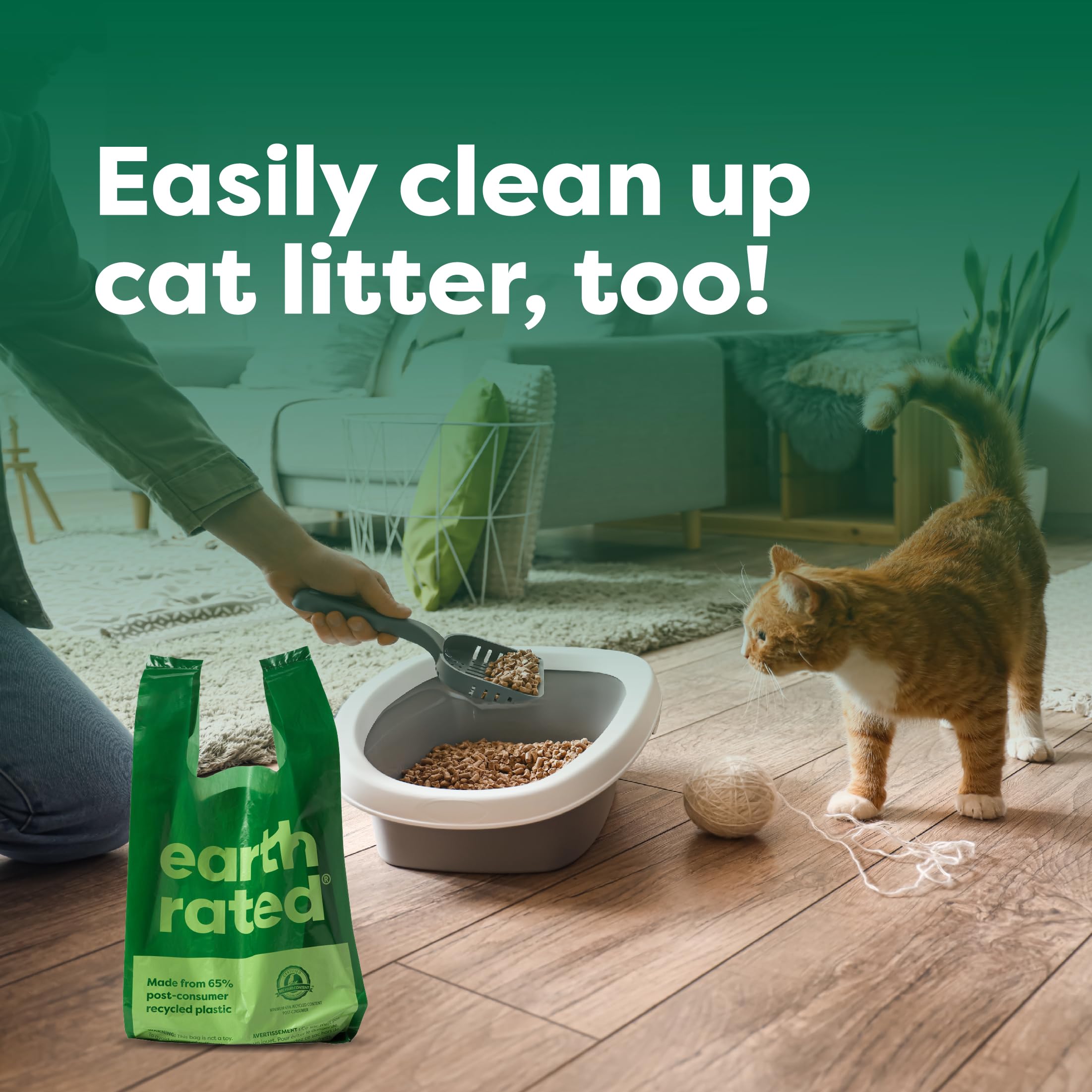 Earth Rated Dog Poo Bags with Handles Value Pack | 600 Count | Unscented Green Plastic 4