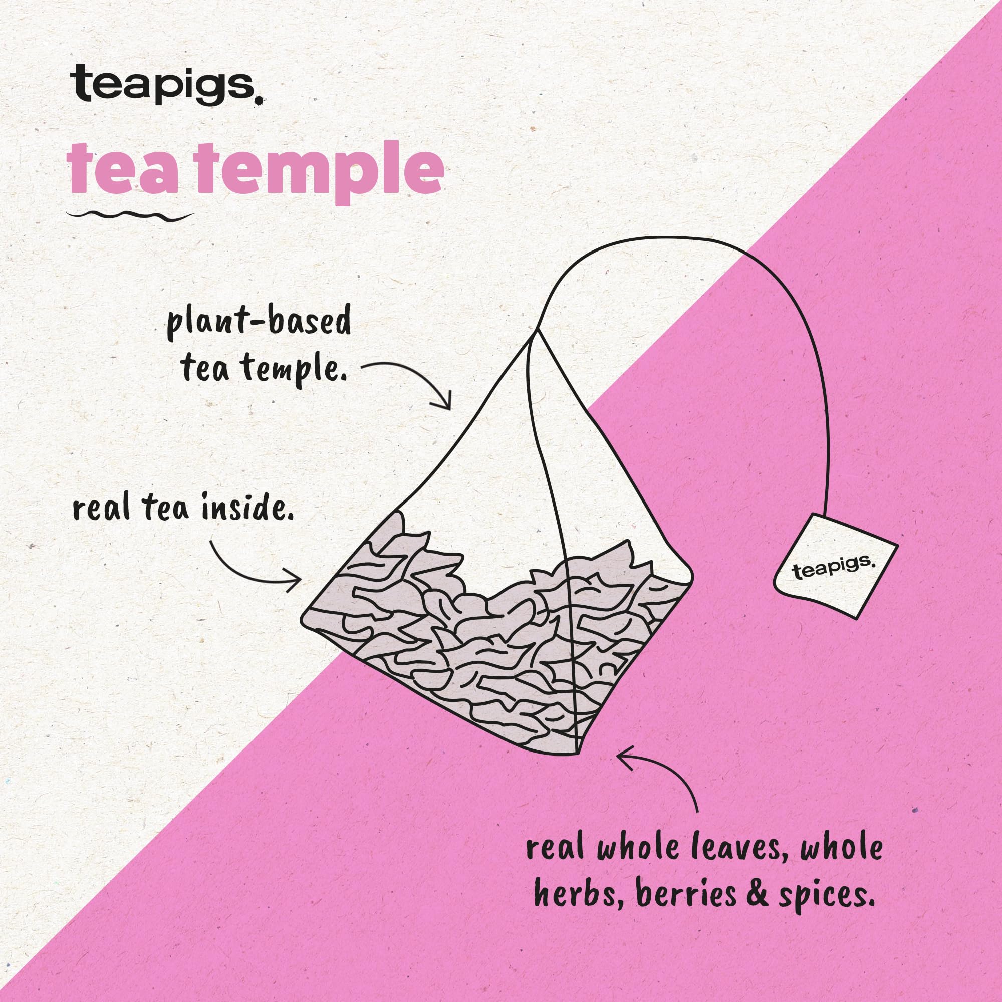 teapigs Jasmine Pearls Green Tea - Hand-Rolled Jasmine Infused Tea Bags, 50 Biodegradable Tea Temples 8