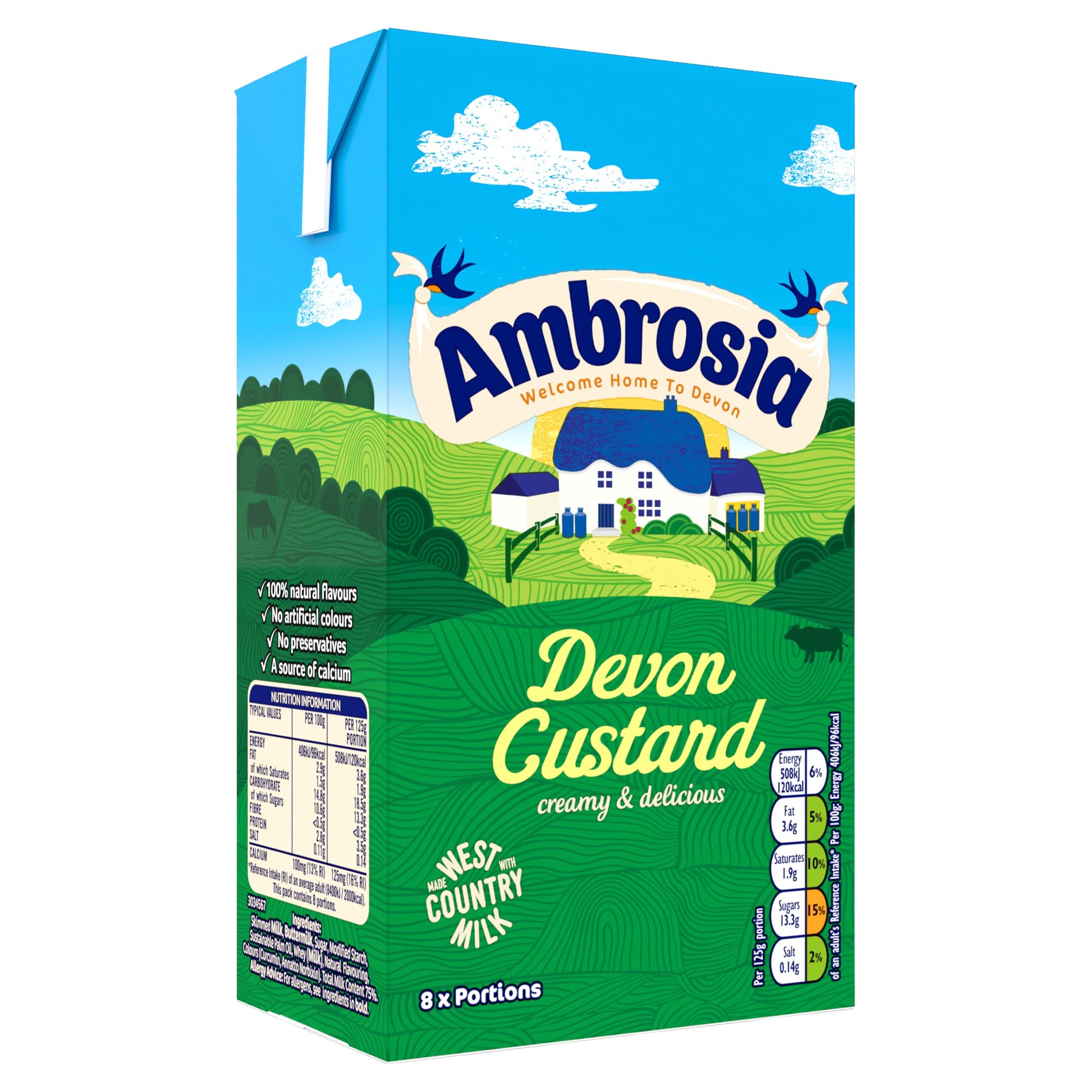 Ambrosia - Devon Custard Traditional 1 kg (Pack of 1) 5