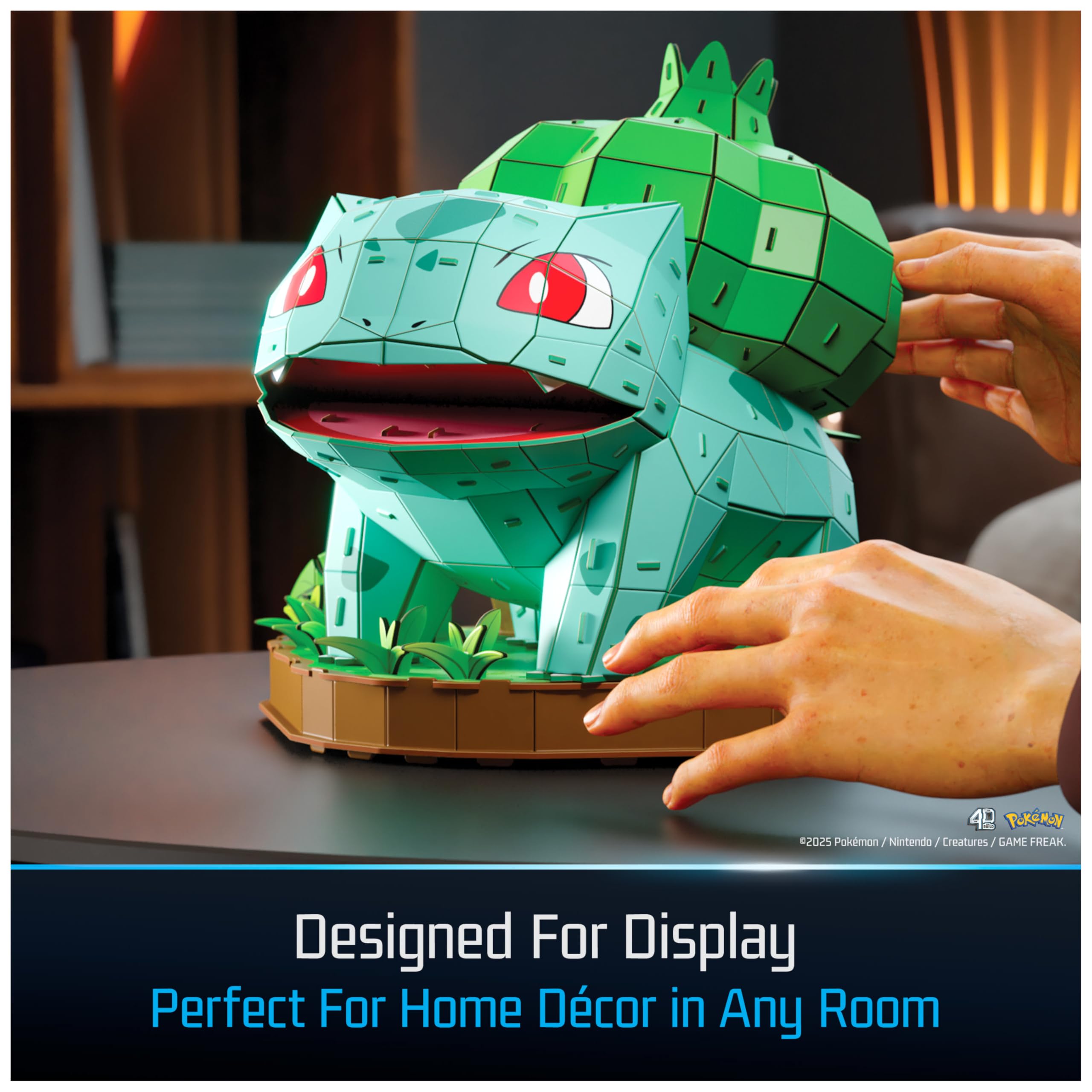 4D Build Pokémon Bulbasaur 3D Model Kit - 195-Piece Puzzle for Ages 12+ 5