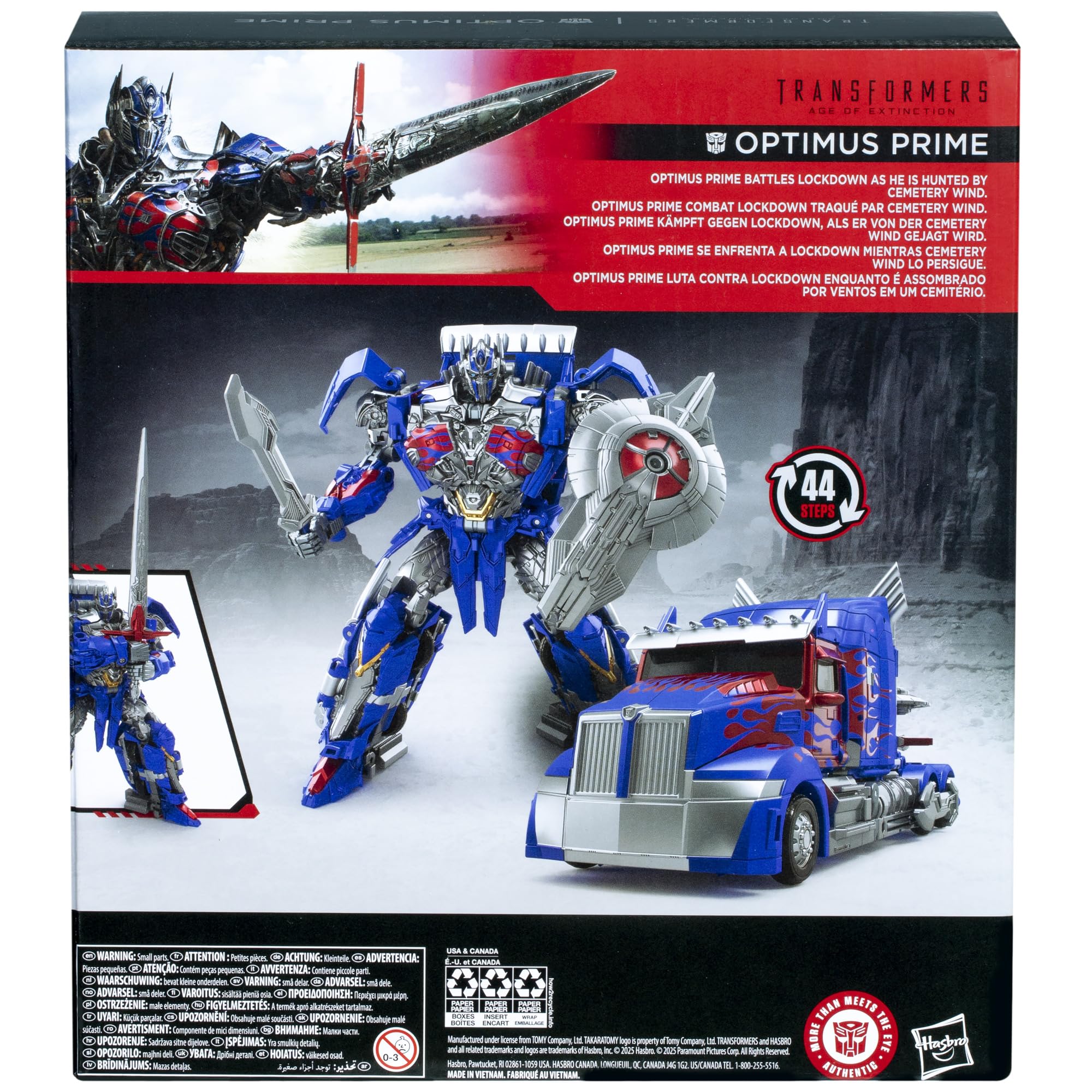 Transformers Studio Series Leader Class Age of Extinction Optimus Prime Act 5