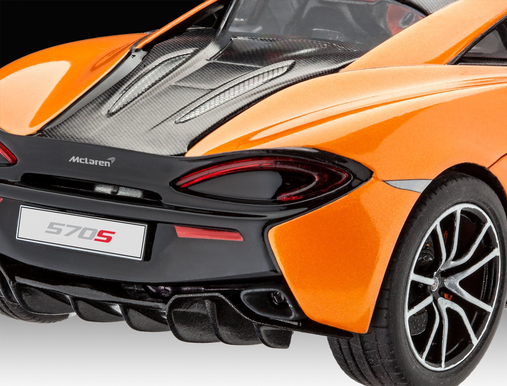 Revell McLaren 570S Model Kit | 106 Pieces, 1:24 Scale, 19 cm Length 7