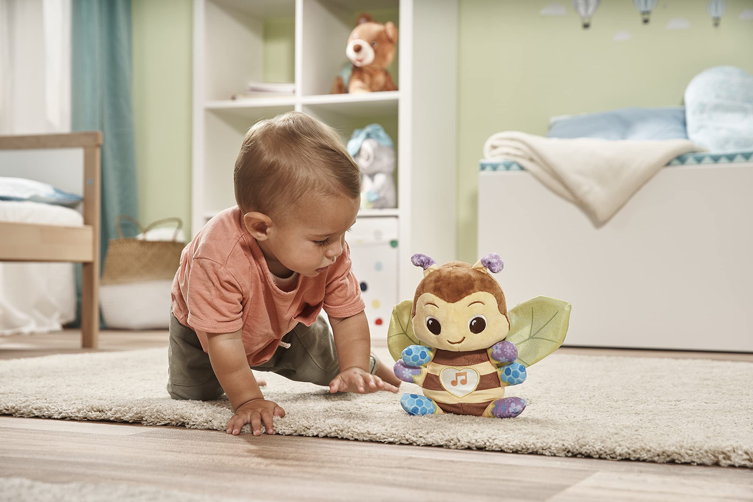 VTech Busy Musical Bee - Interactive Sensory Cuddly Toy | Lights & Music | Ages 3-24 Months 4