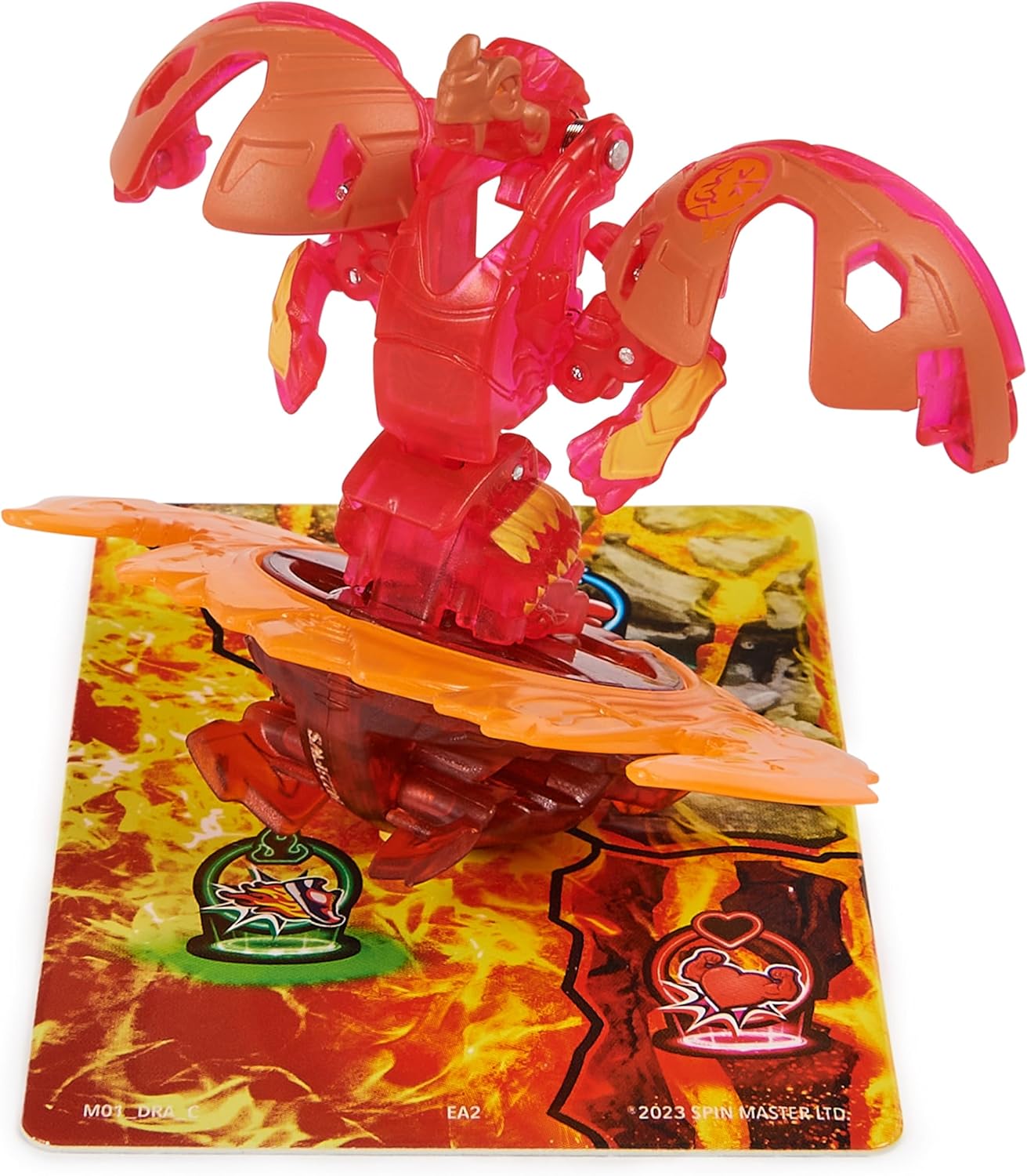 BAKUGAN Ultimate 6-Pack - Spinning Attack Dragonoids, Titanium & Core Balls for Kids 6-8 6