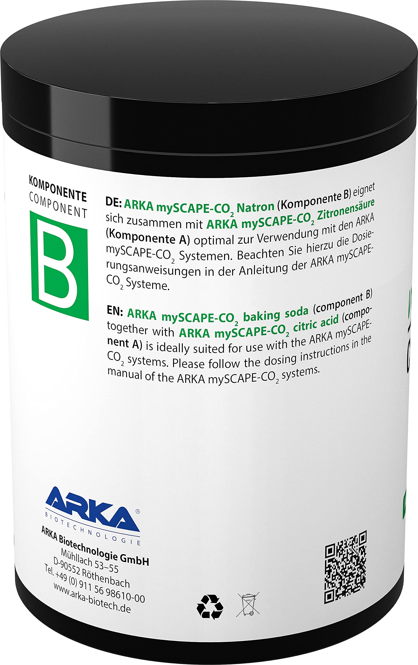 ARKA mySCAPE-CO2 Refiller - 1200g Refill Set (2x600g) for CO2 Systems 6