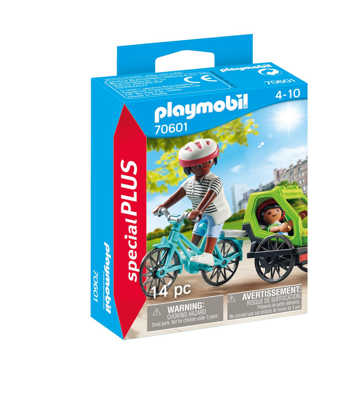 Playmobil 70601 Special Plus Bicycle Excursion Playset - Mother and Child Bike Adventure for Ages 4+
