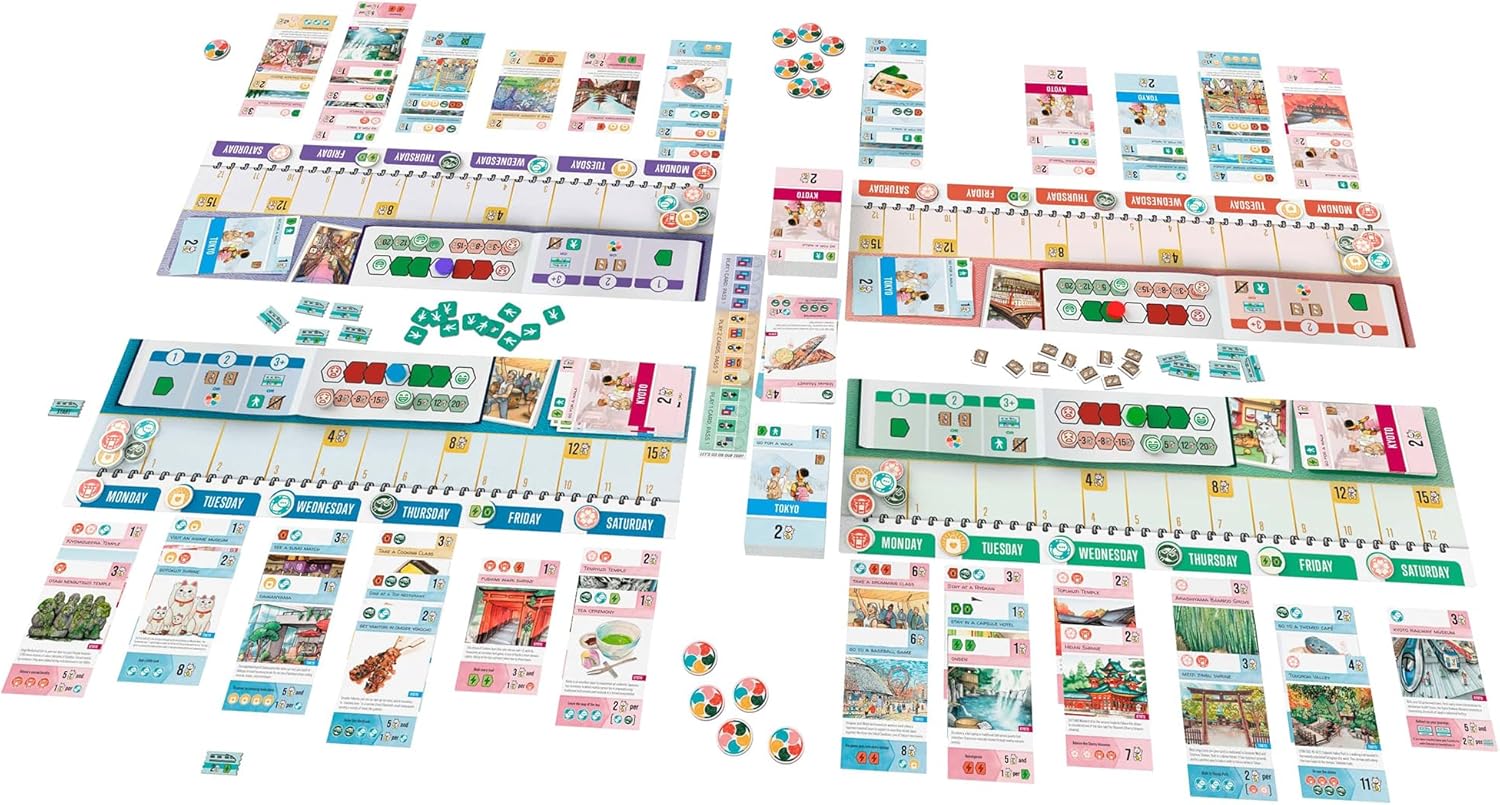 AEG Let's Go! To Japan Family Board Game 4