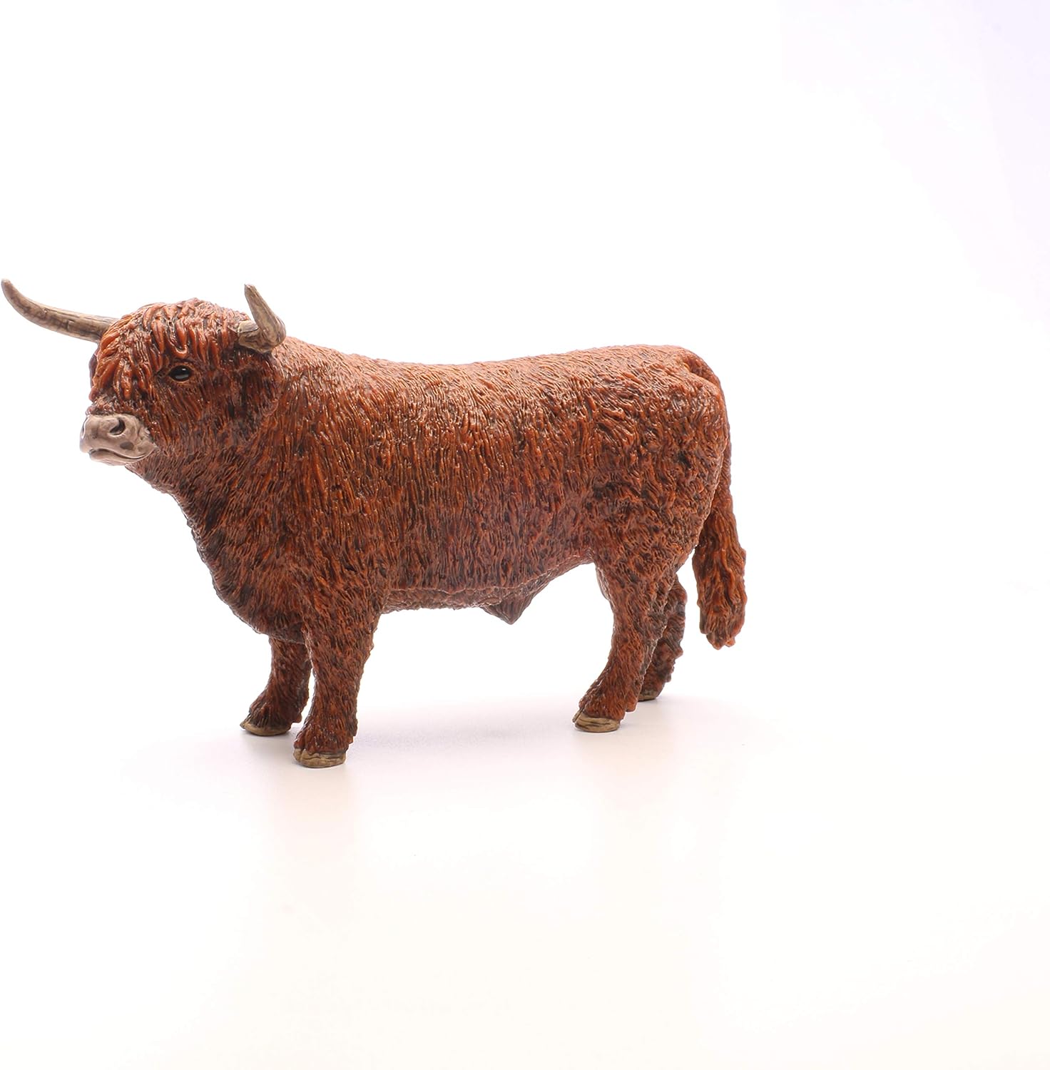 Schleich 13919 Farm World Highland Bull - Detailed Animal Figure for Kids 3+ 4