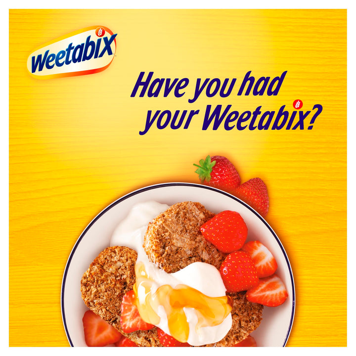 Weetabix - Breakfast Cereal Packed with Fibre, High in Vitamin D, Low in Sugar, 500g