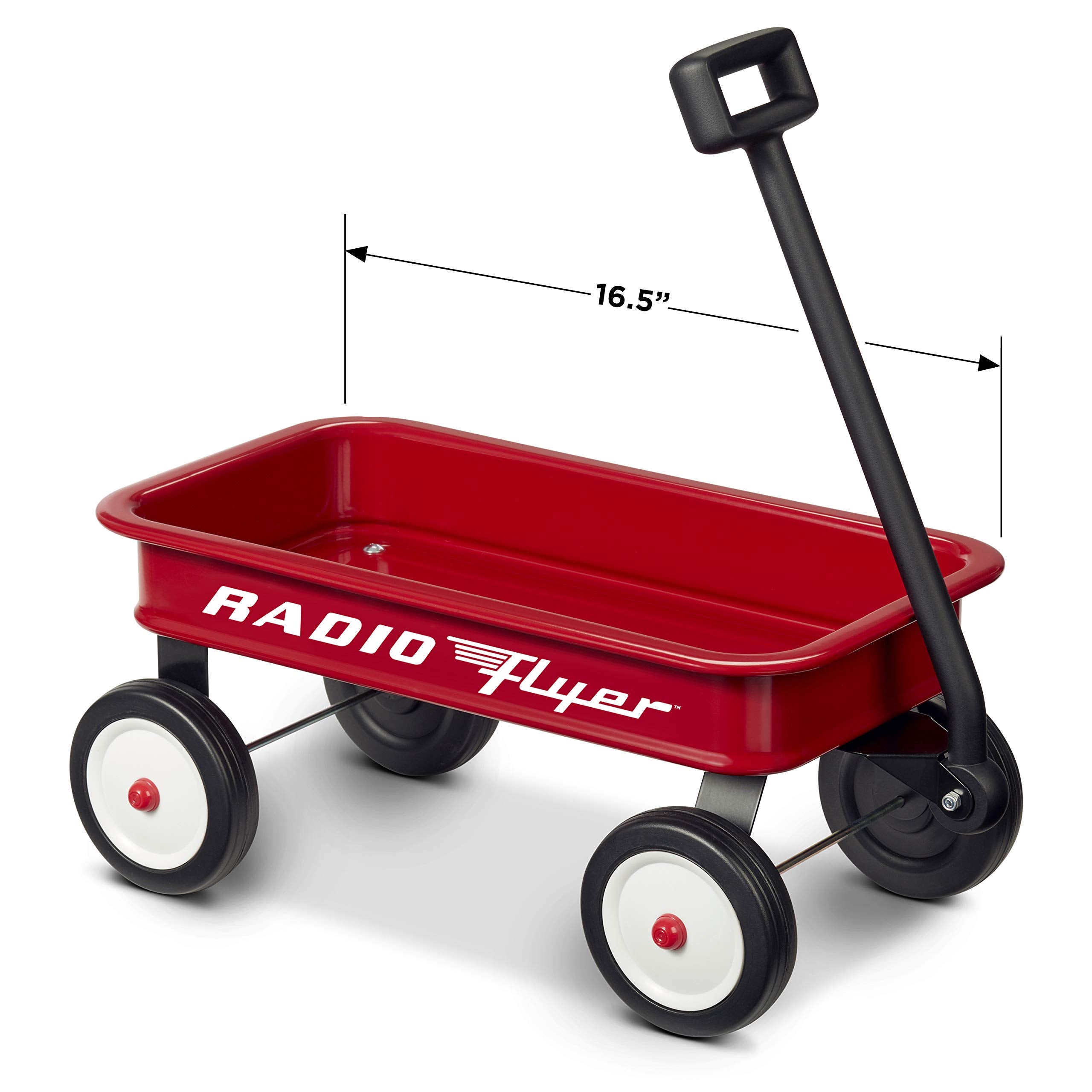 Radio Flyer Mini Classic Red Wagon - Toy Hauler for Toddlers 1.5+ | Steel Body | 16.5" L 2