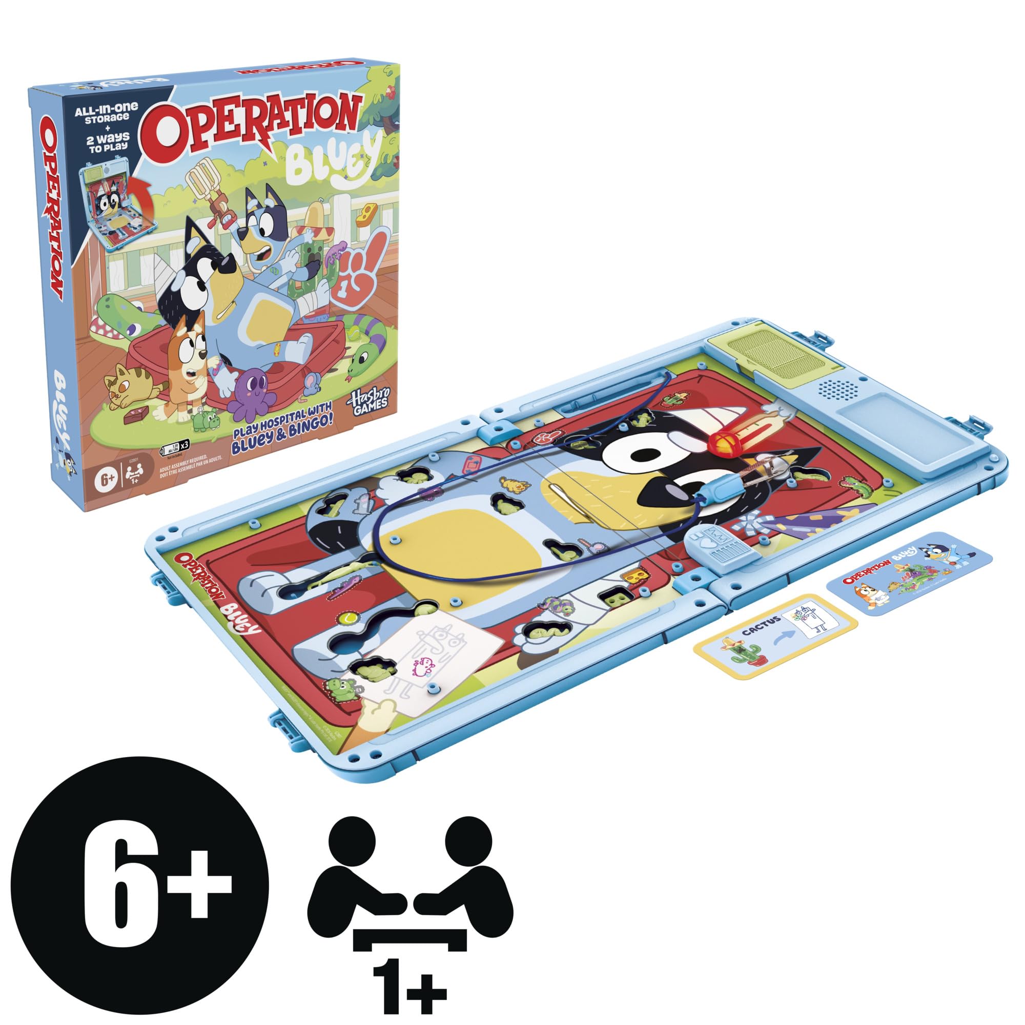 Hasbro Gaming Operation Bluey Edition Board Game for Children | Ages 6+ | 1+ Players