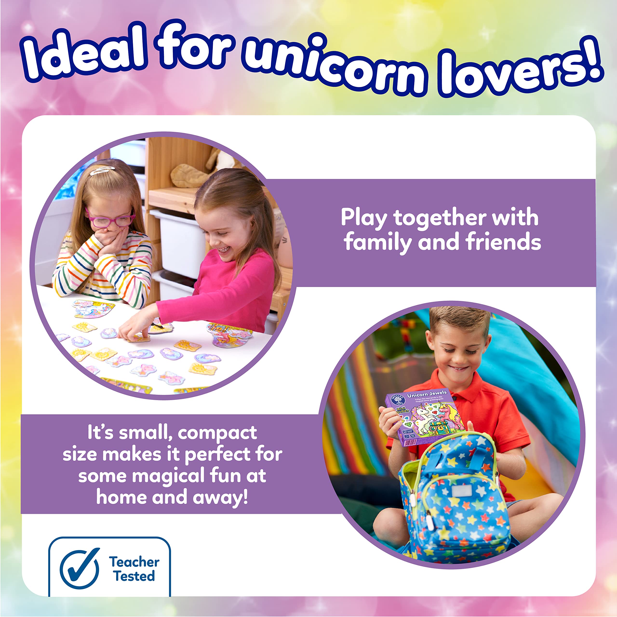 Orchard Toys Unicorn Jewels Colour Matching Game | Ages 3-7 | 2-4 Players | Travel Size 4