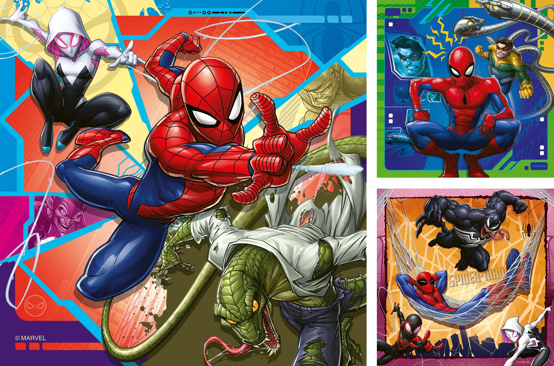 Ravensburger Marvel Spider-Man - Set of 3 Jigsaw Puzzles (3x 49 Pieces) | Ages 5+ 2