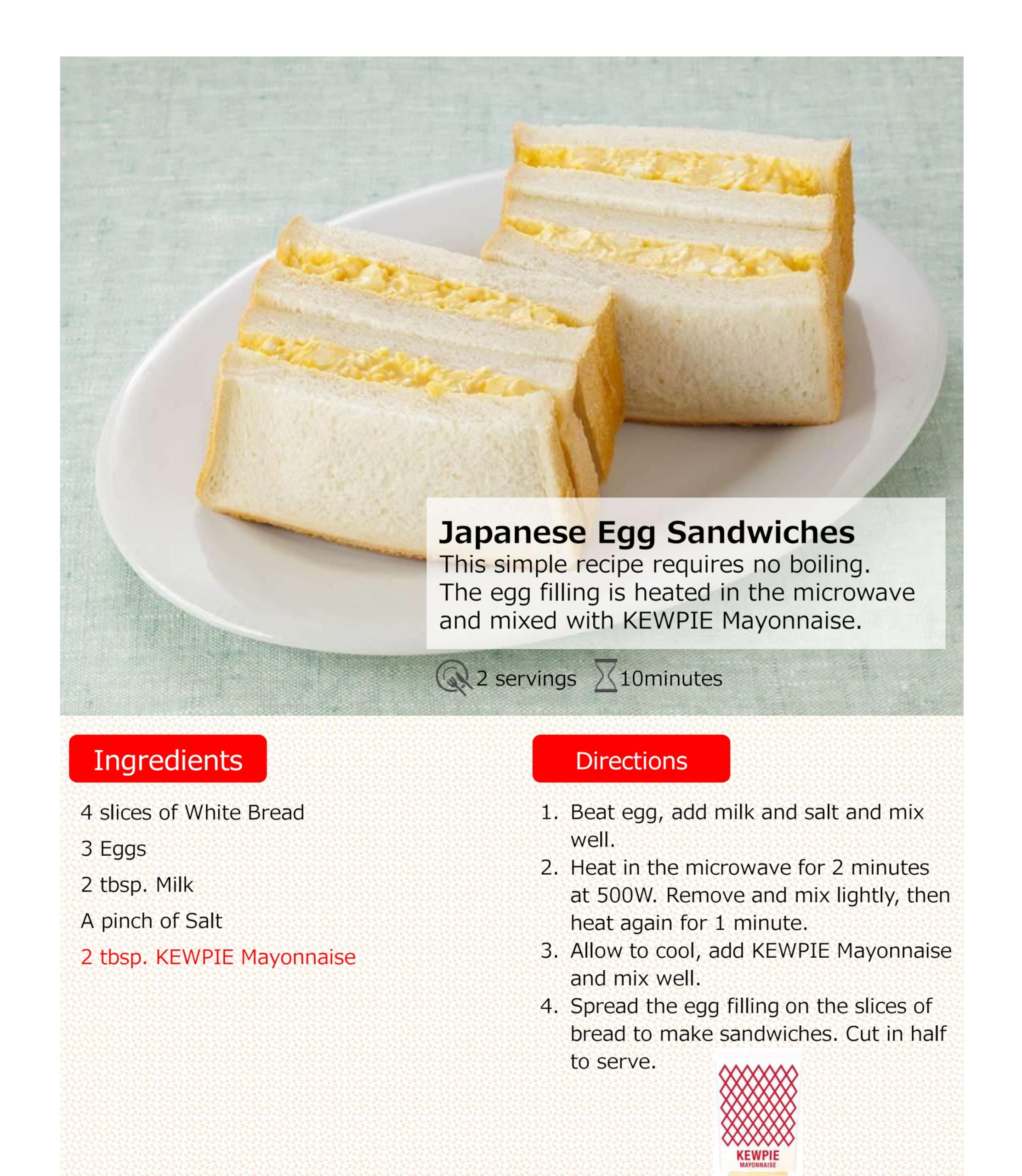 Kewpie - Mayonnaise 450g (Pack of 2) – Rich Umami Japanese Condiment