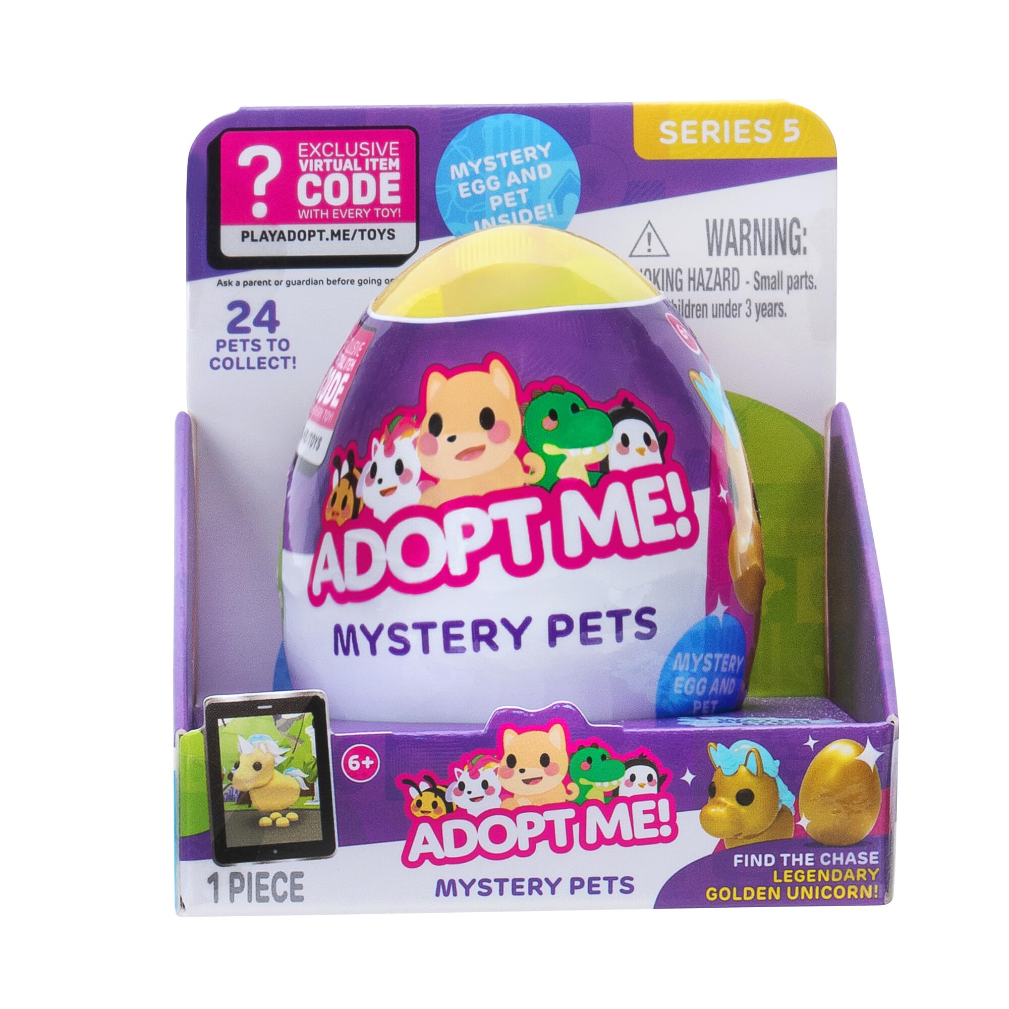 Adopt Me Series 5 - Mystery Pets Water Reveal Collectible Figure (AME0199)