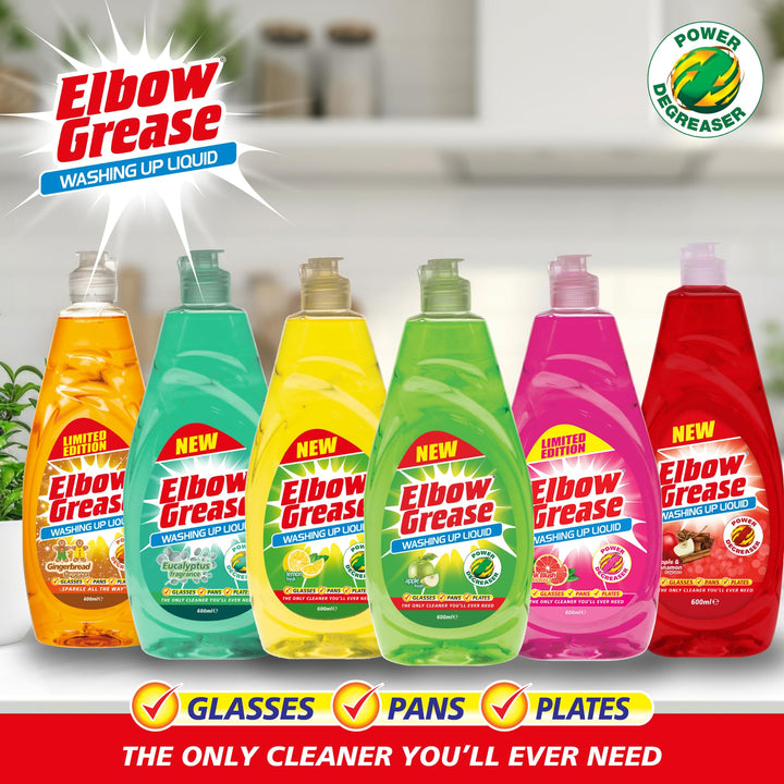 Elbow Grease - Washing Up Liquid Power Degreaser 600ml