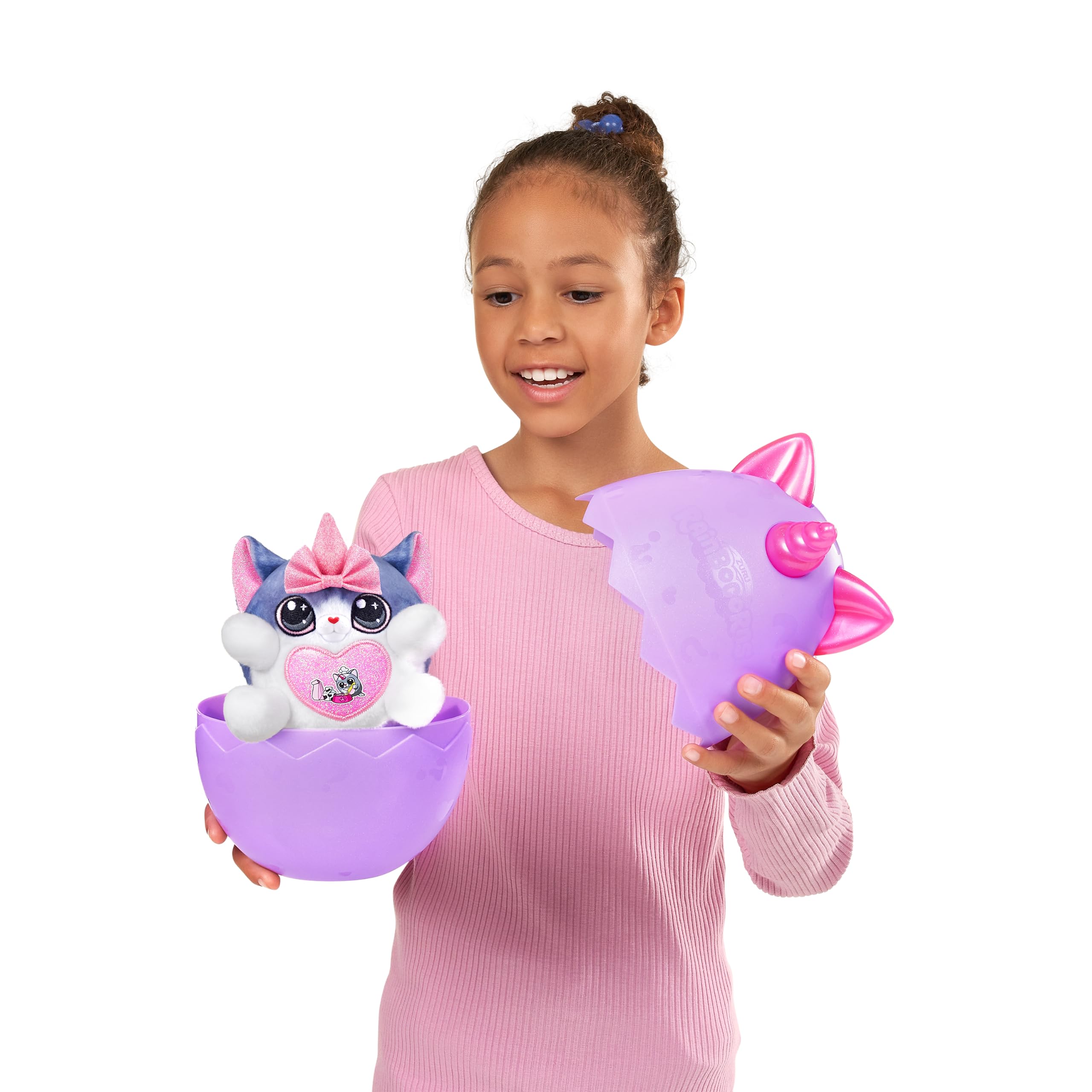 Rainbocorns Kittycorn Surprise Series 2 (Black Cat) by ZURU - Glow in the Dark Collectible Plush with 10 Unboxing Surprises 11