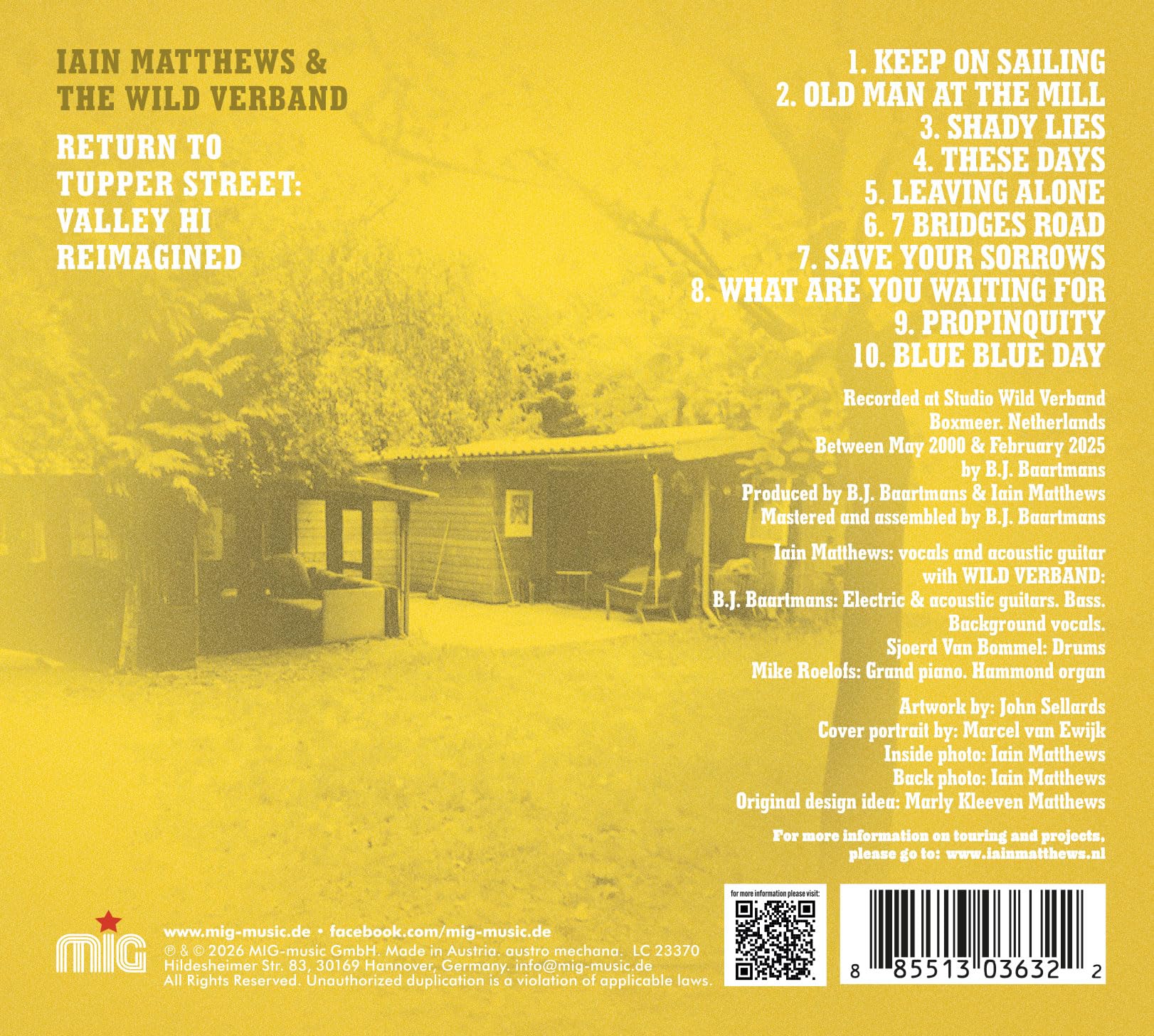 Iain Matthews / The Wild Verband - Return to Tupper Street: Valley Hi Reimagined [audioCD] 2