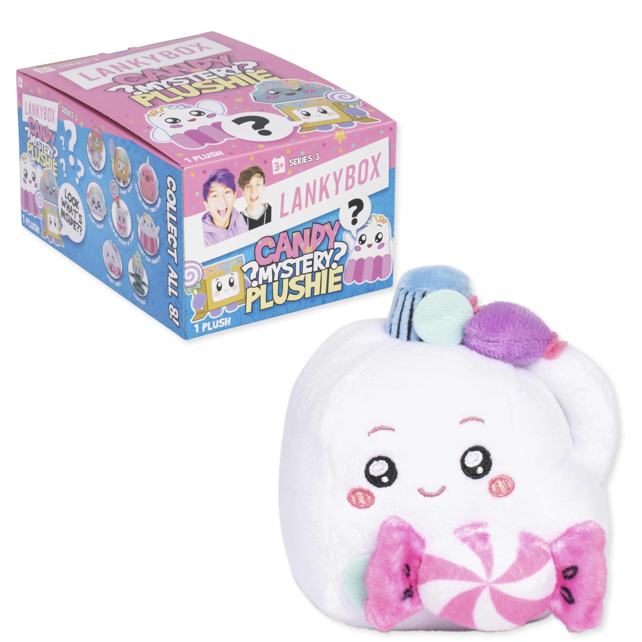 LankyBox Mystery Plush - Candy Collection Blind Box Mini Plush | Collectible | Ages 3+ | Polyester 4
