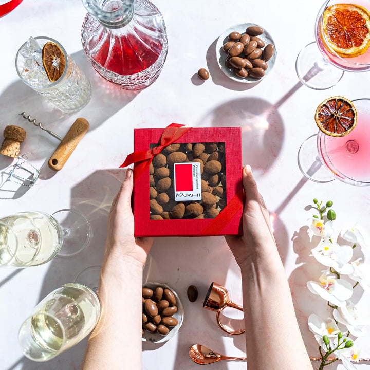 Rita Farhi Milk Chocolate Covered Brazil Nuts in Gift Box 210g