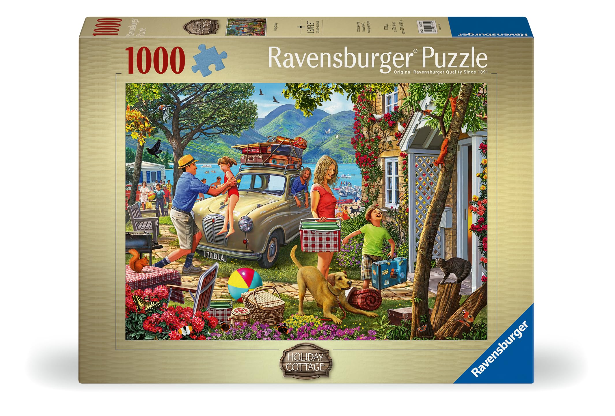 Ravensburger Holiday Cottage Jigsaw Puzzle - 1000 Pieces | Summer Scene | FSC Certified 2