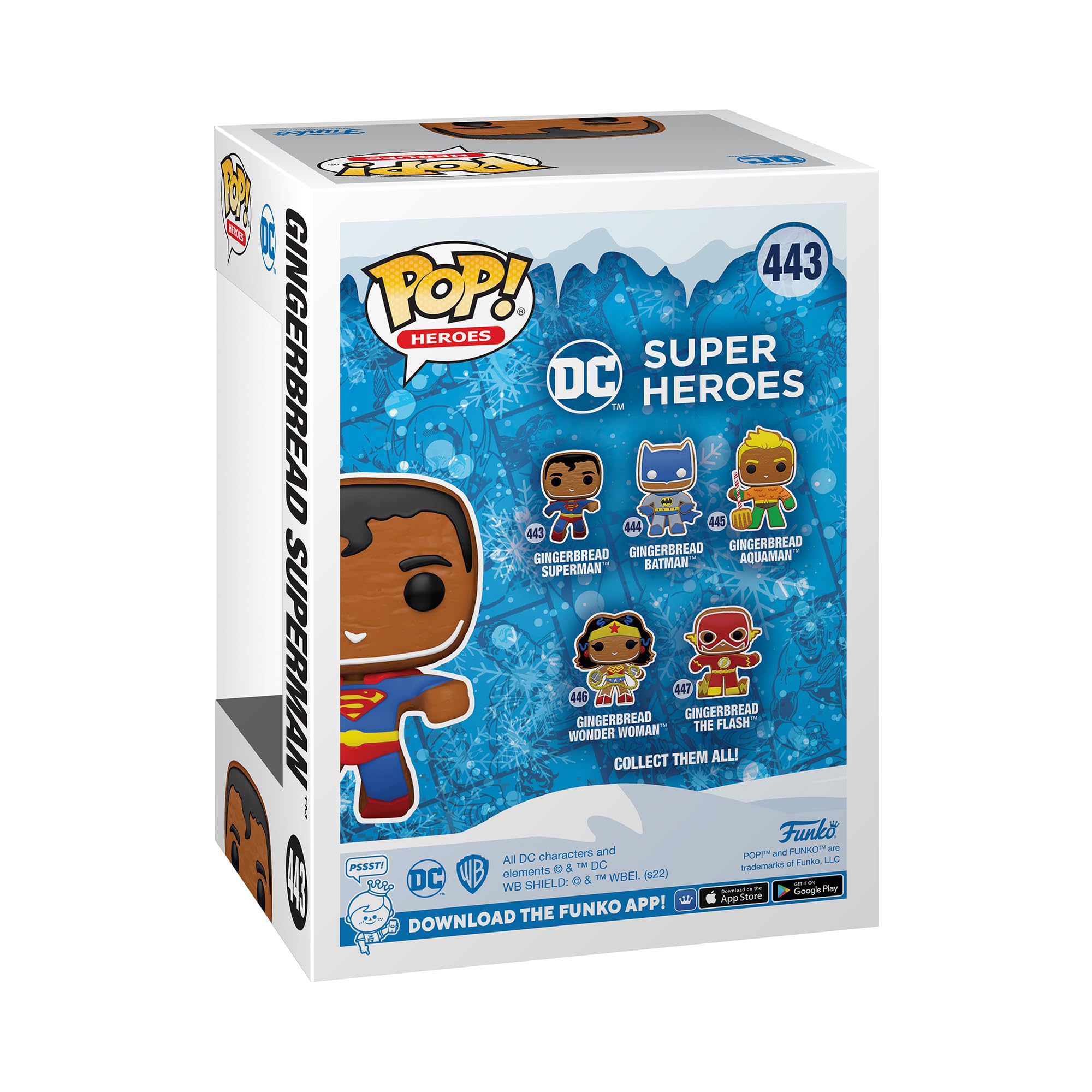 Funko Pop! Heroes: DC Holiday - Superman Gingerbread Vinyl Figure 7