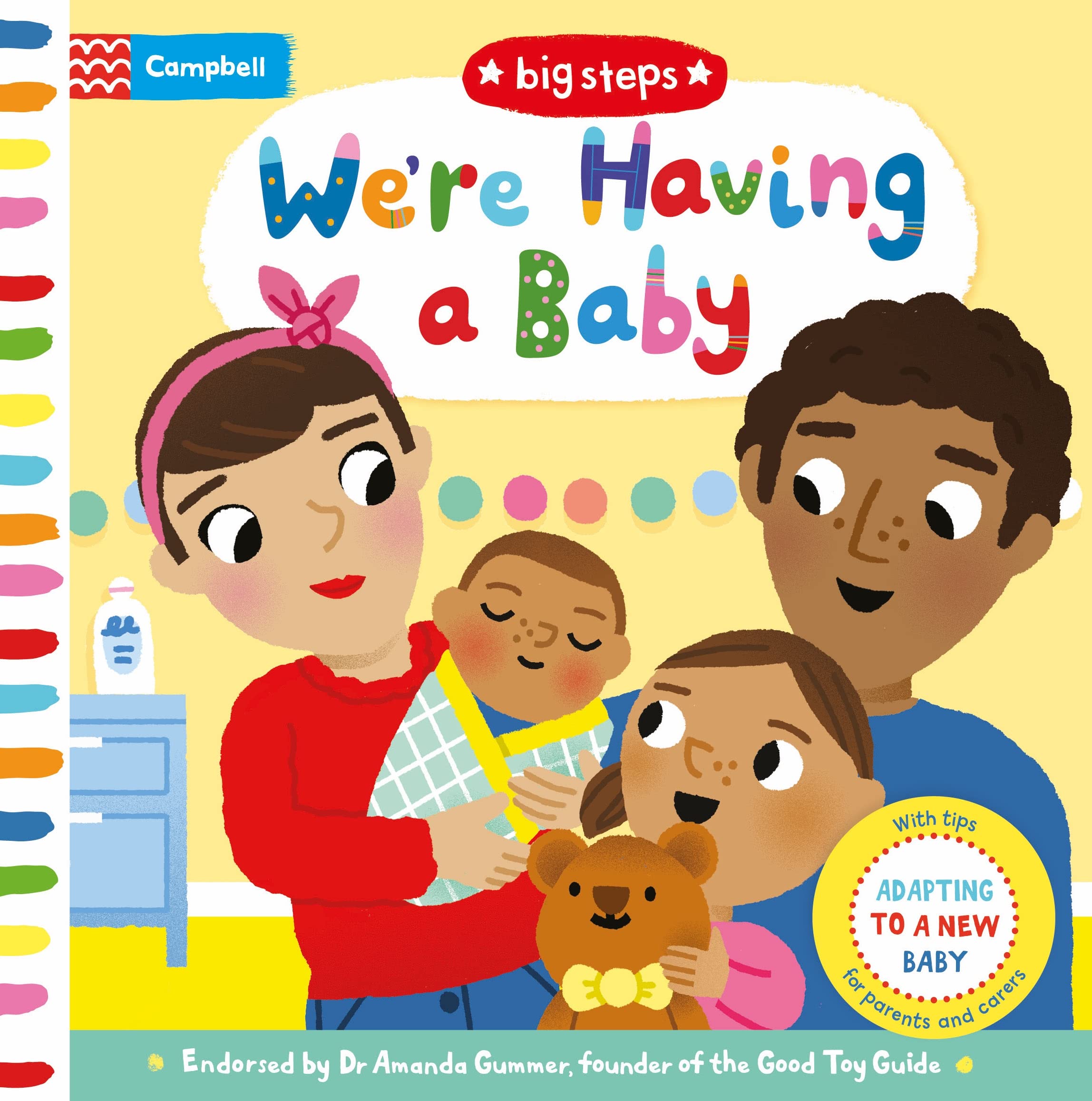 Campbell Books We're Having a Baby - Interactive Board Book for New Siblings | Ages 2-3