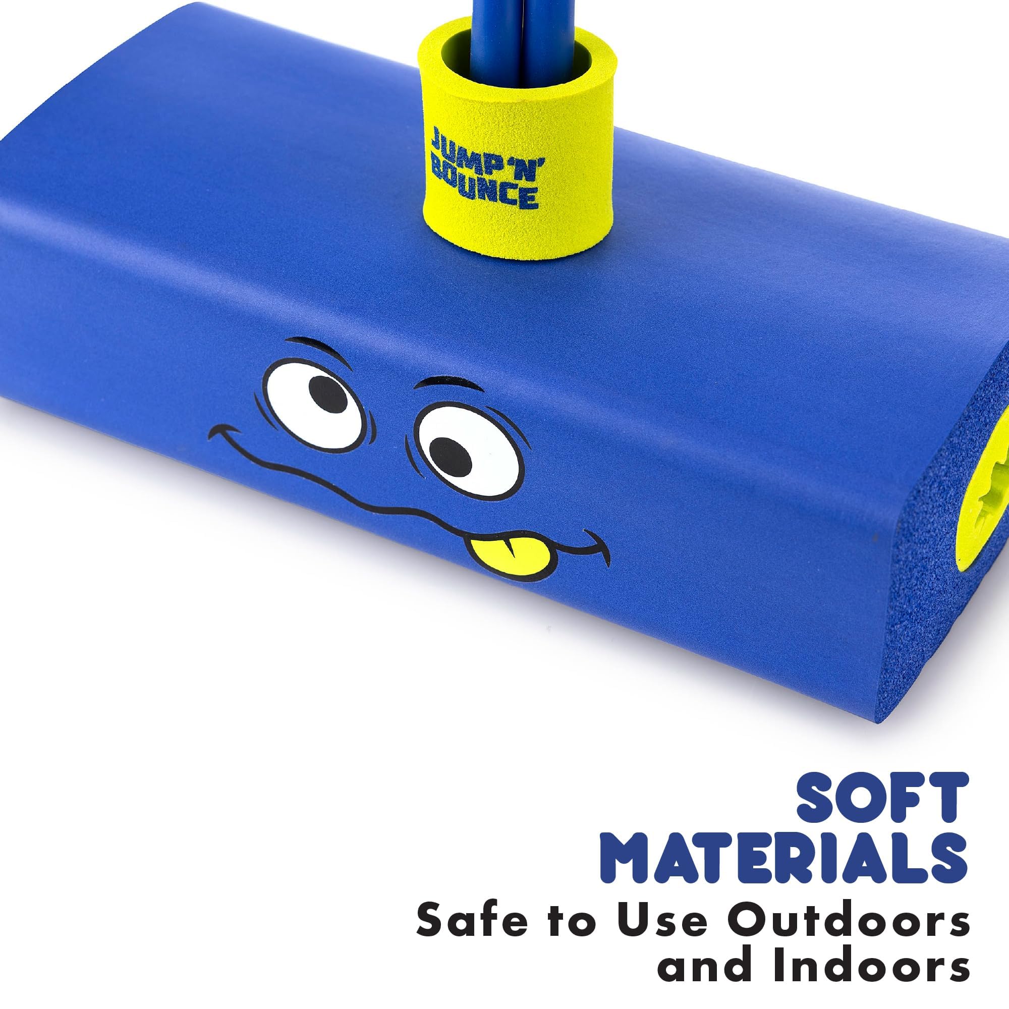 Toyrific Jump ‘N’ Bouncer Bungee Hopper - Foam Pogo Jumper for Kids 3+ | Max 50kg | Blue 5