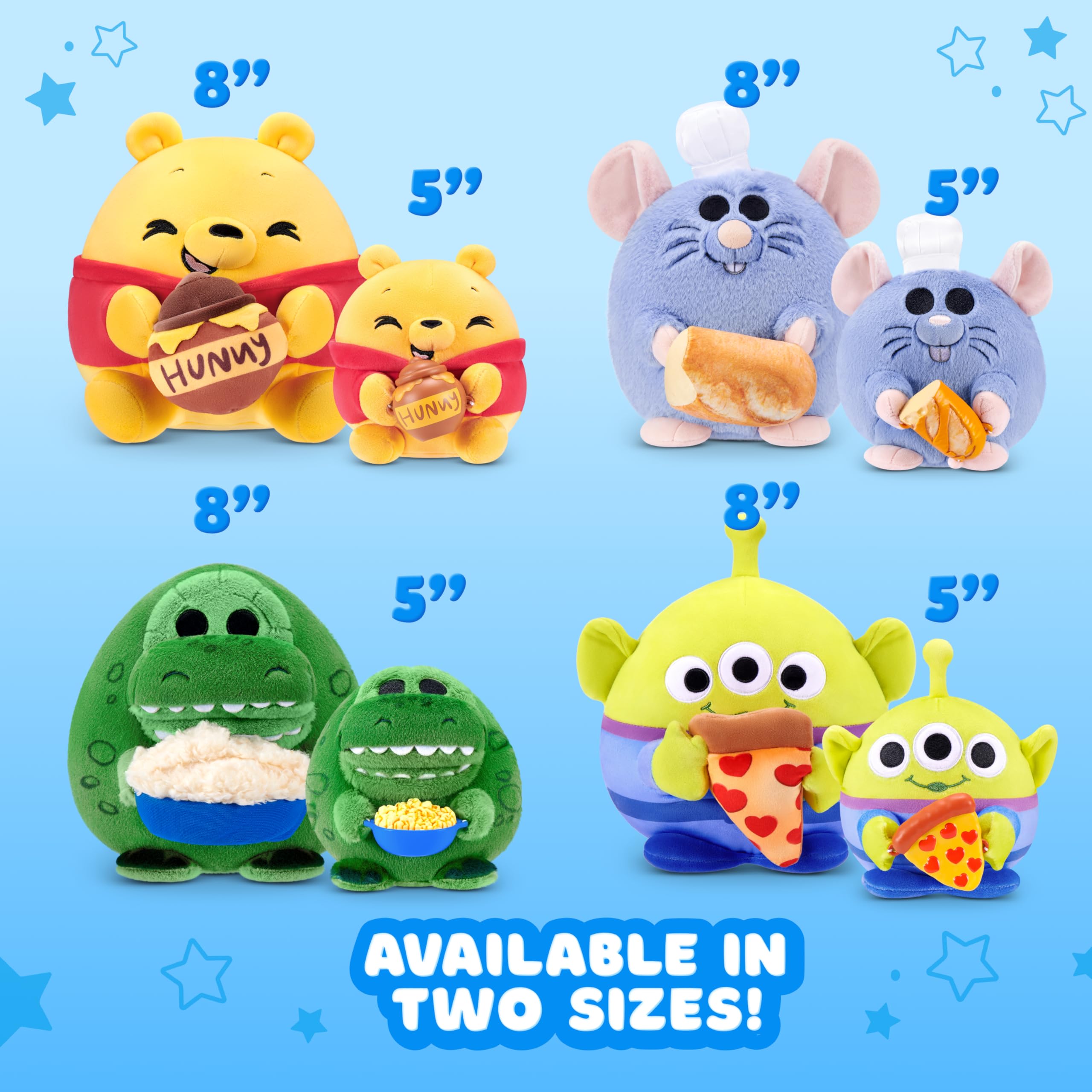 Snackles Disney Remy & Baguette 8-Inch Plush Toy | Ultra-Soft Polyester | Unisex Children 7