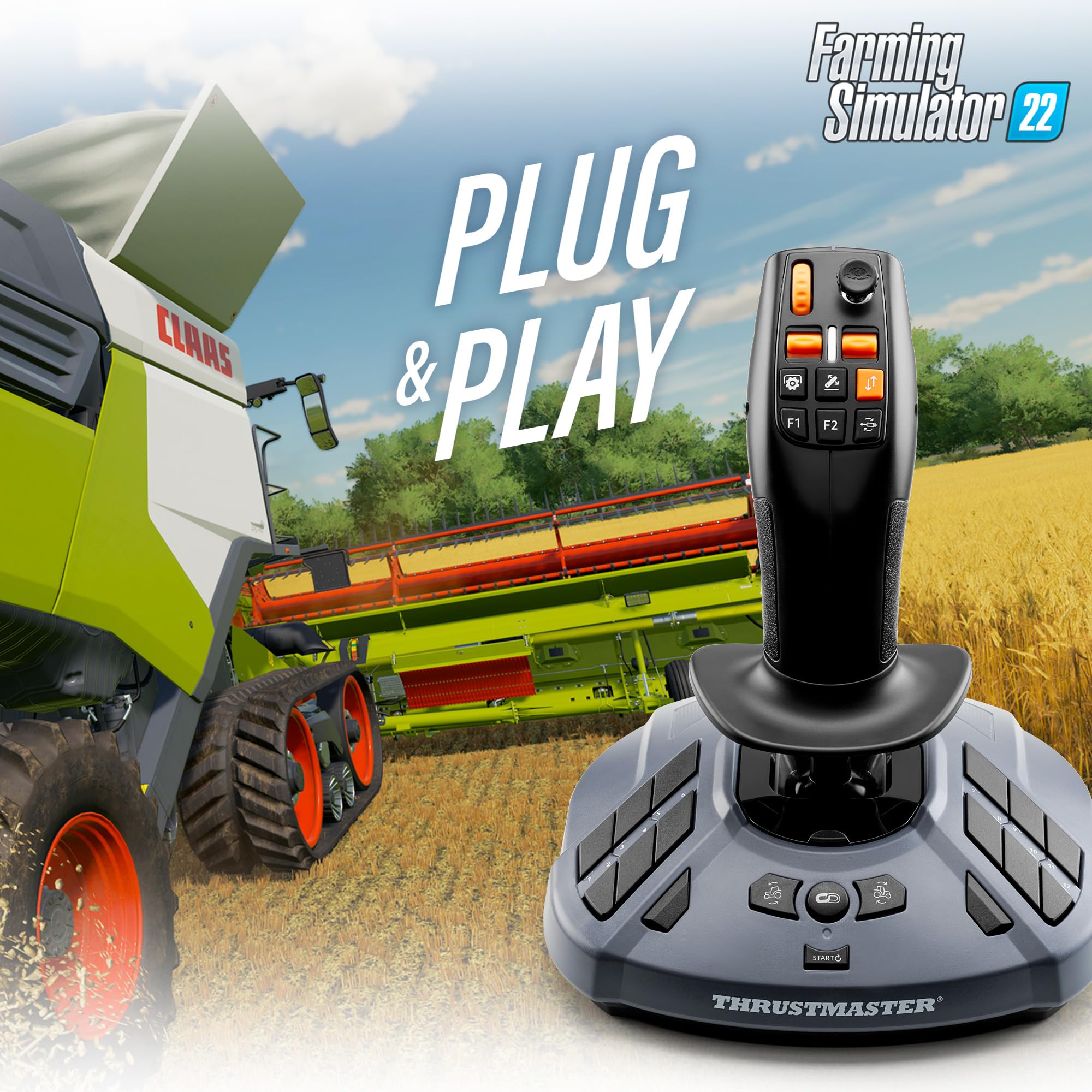 Thrustmaster SimTask FarmStick - High-Precision Farming Simulation Joystick for PC | 33 Buttons 2