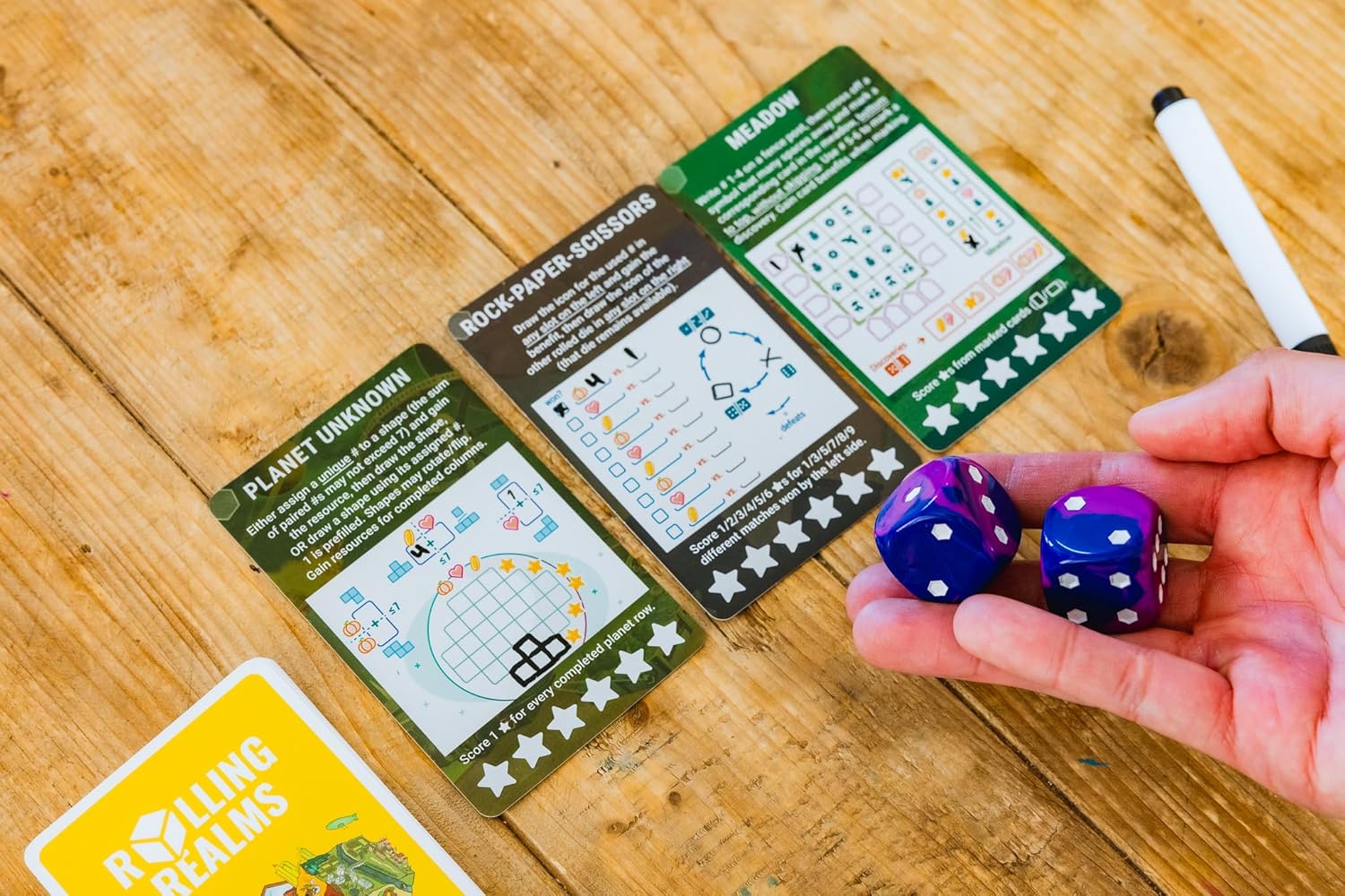 Stonemaier Games Rolling Realms Redux Card Game (STM496) 9