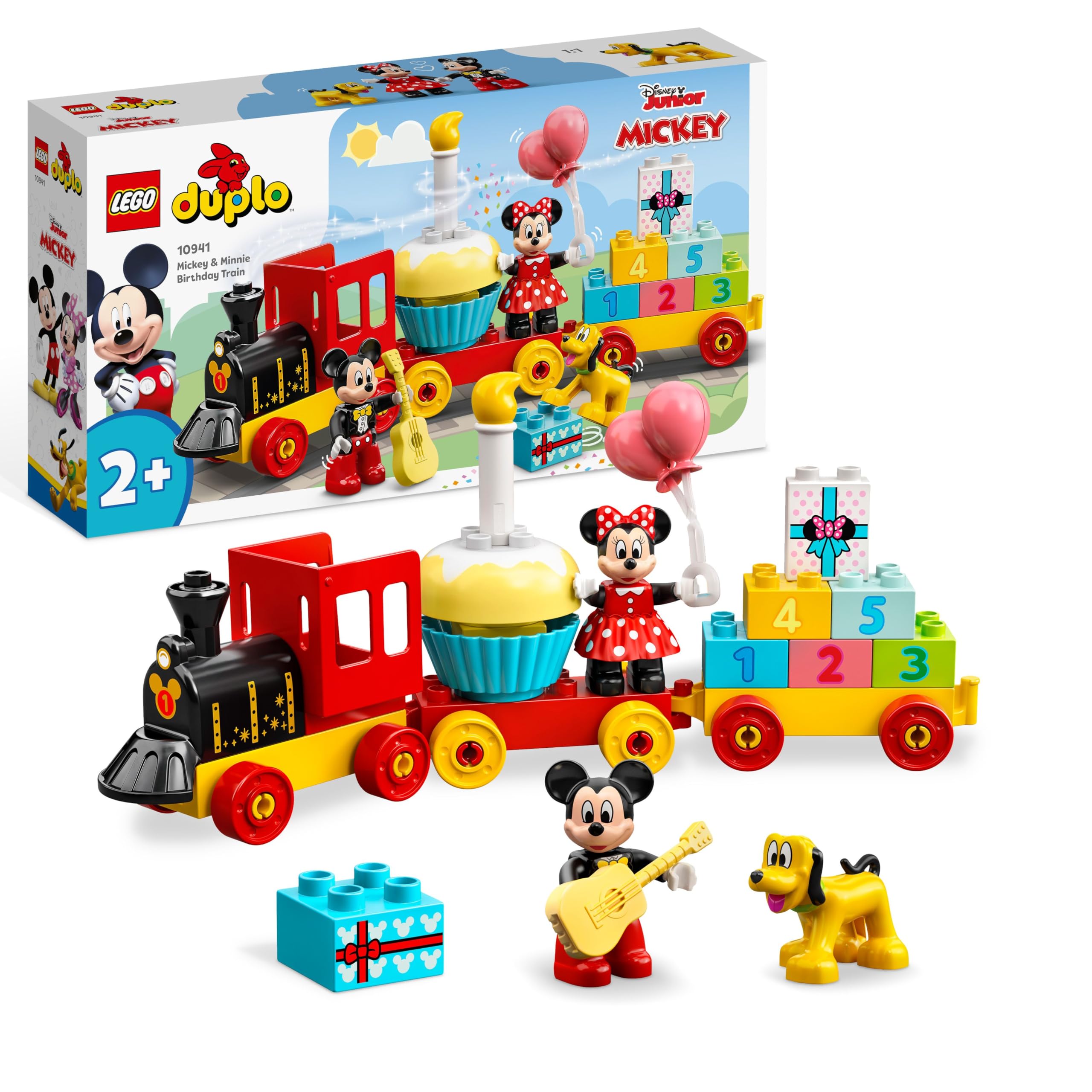 LEGO 10941 DUPLO Disney Mickey & Minnie Birthday Train Toy for Toddlers 2+ | 22 Pieces 1