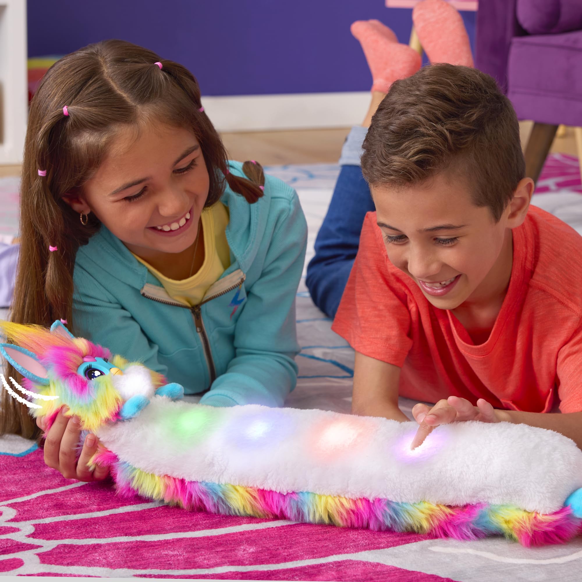DJ Furby Interactive Plush Toy - Music, Lights & 5 Modes for Kids 6+ 7