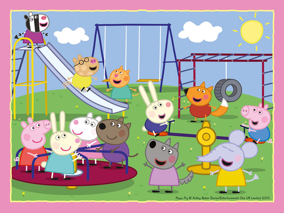 Ravensburger Peppa Pig 4 in a Box Puzzle - 72-Piece Jigsaw for Kids 3 Years and Up