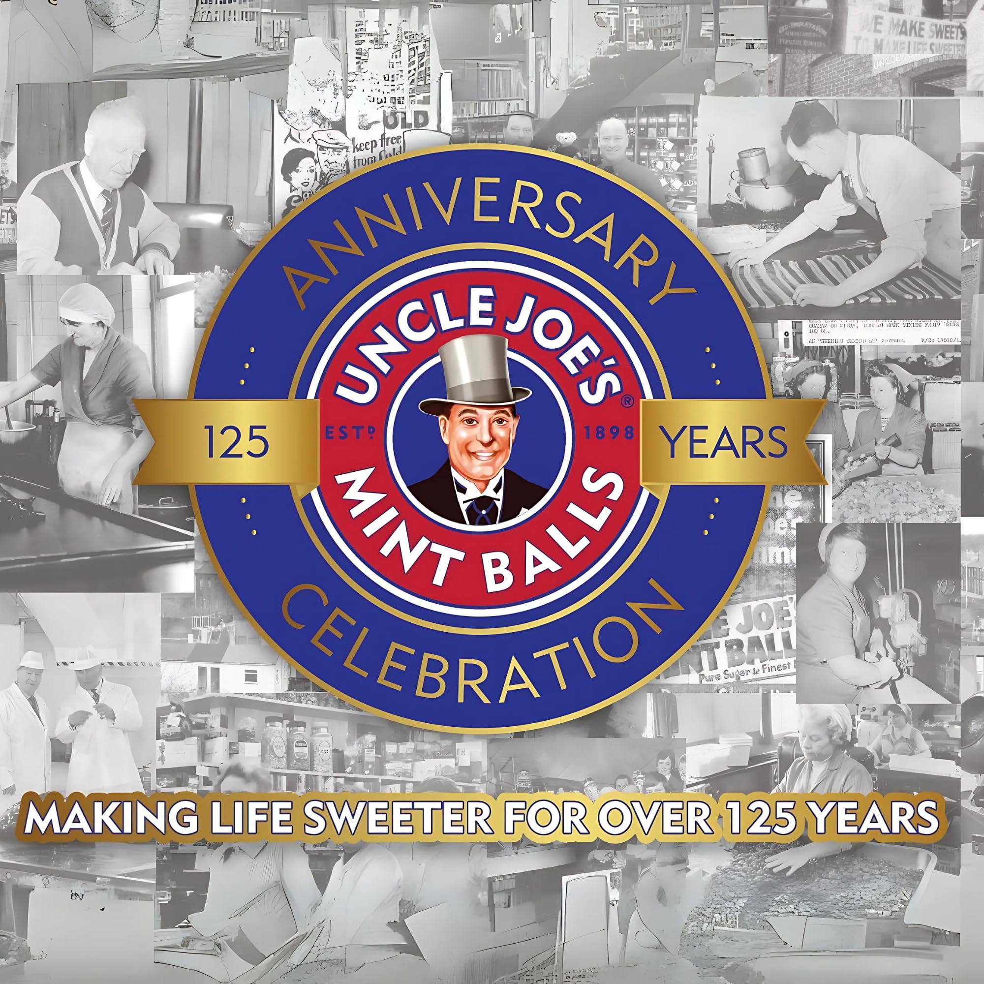 UNCLE JOE'S MINT BALLS Sugar Free Mint Balls - 120g Tin | Gluten-Free | Vegetarian 9