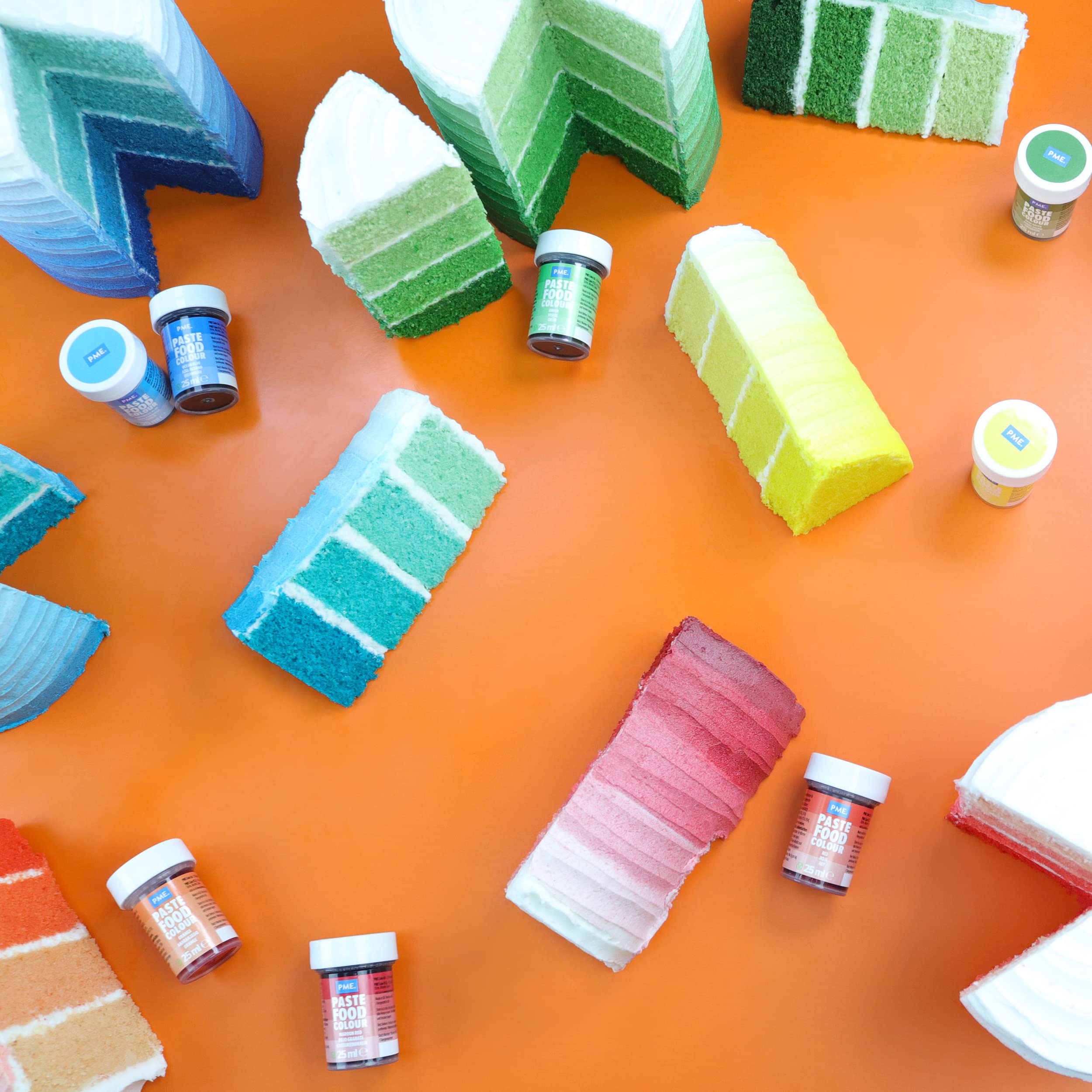 PME Paste Food Colouring Pea Green 25g - Concentrated Gel for Baking & Icing 5