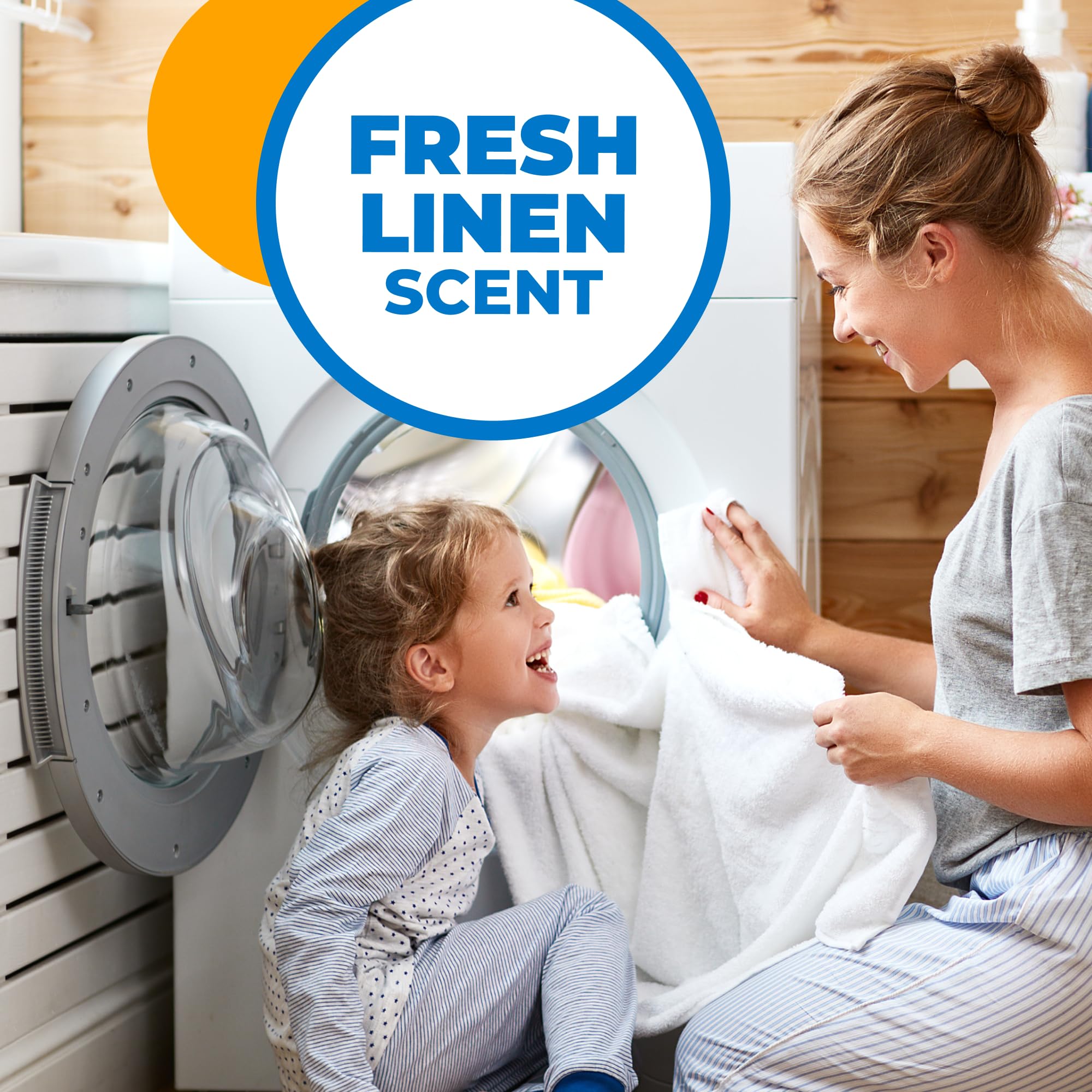 Arm & Hammer Power Sheets Laundry Detergent - Fresh Linen Scent | 50 Count | Biodegradable 5