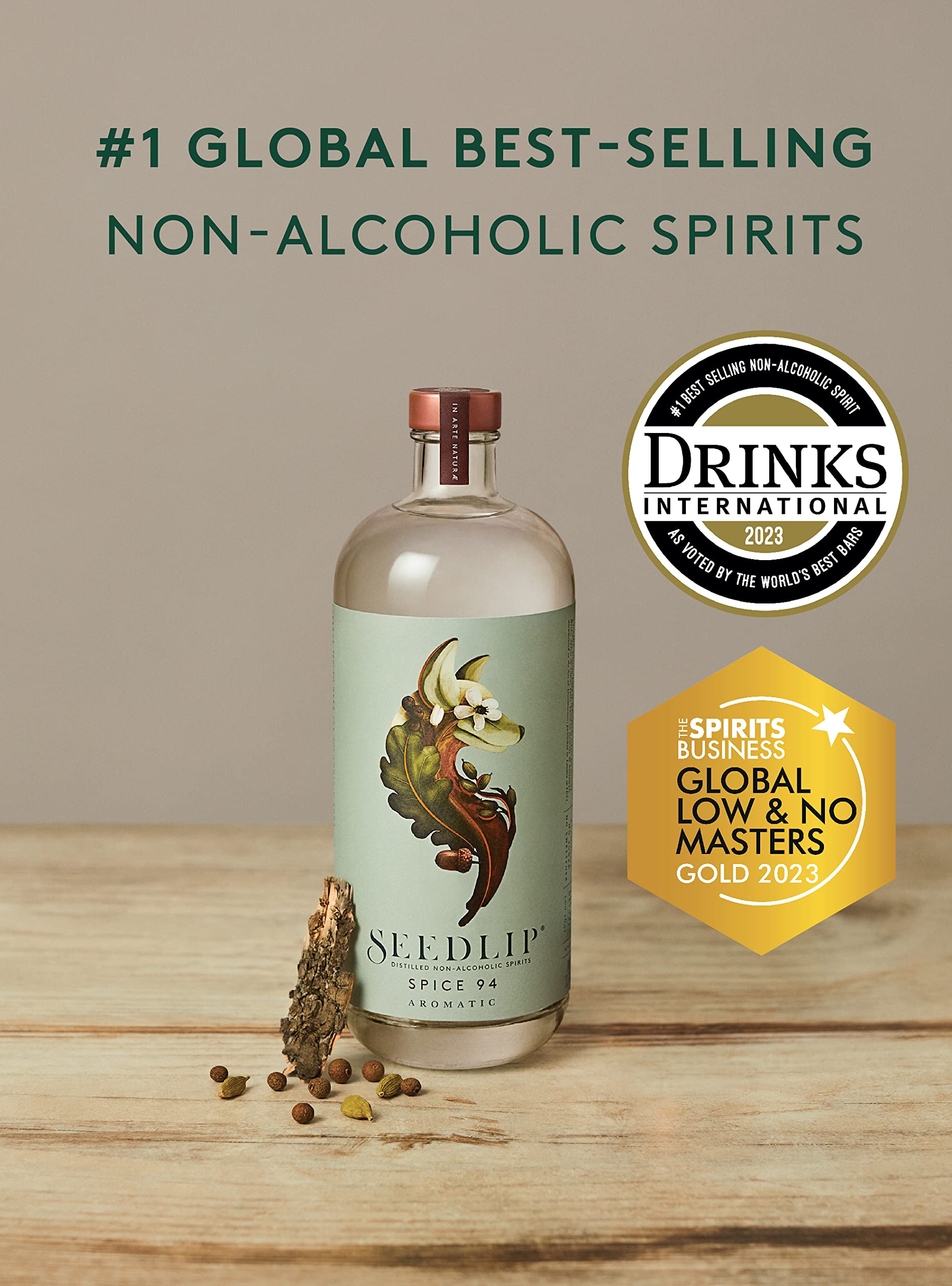 SEEDLIP Spice 94 Non-Alcoholic Spirit - Aromatic Botanical Distillate | 70cl 2