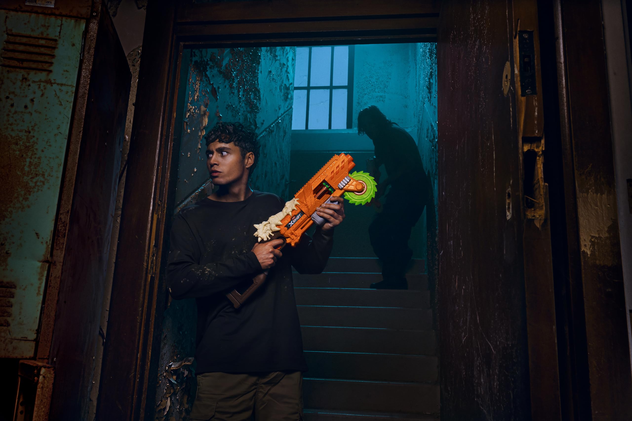 XSHOT Insanity HorrorFire Doomsday Blaster - 8-Dart Drum, 27m Range, Air Pocket Darts 5