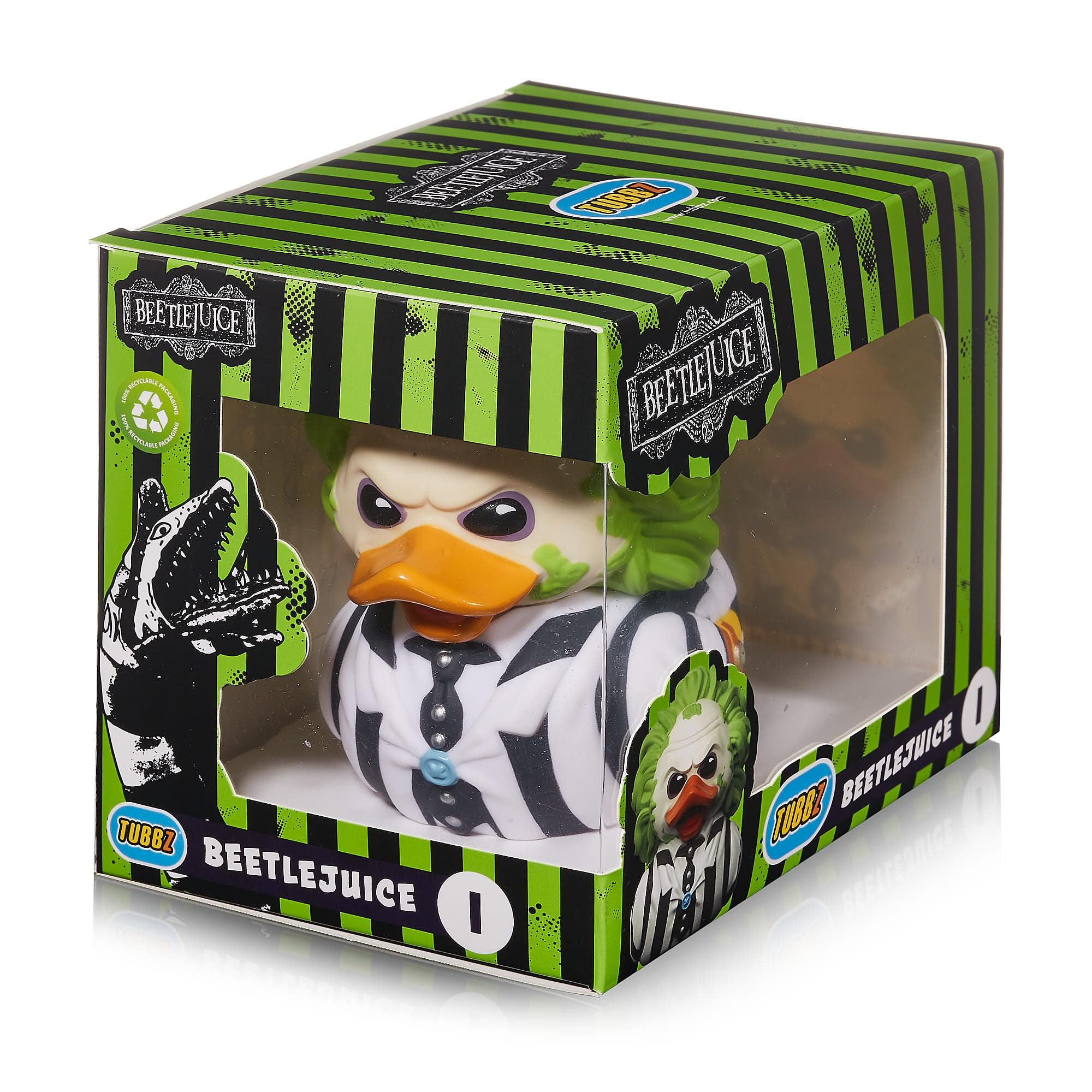 TUBBZ Boxed Edition Horror - Beetlejuice Cosplaying Rubber Duck Vinyl Figure 4