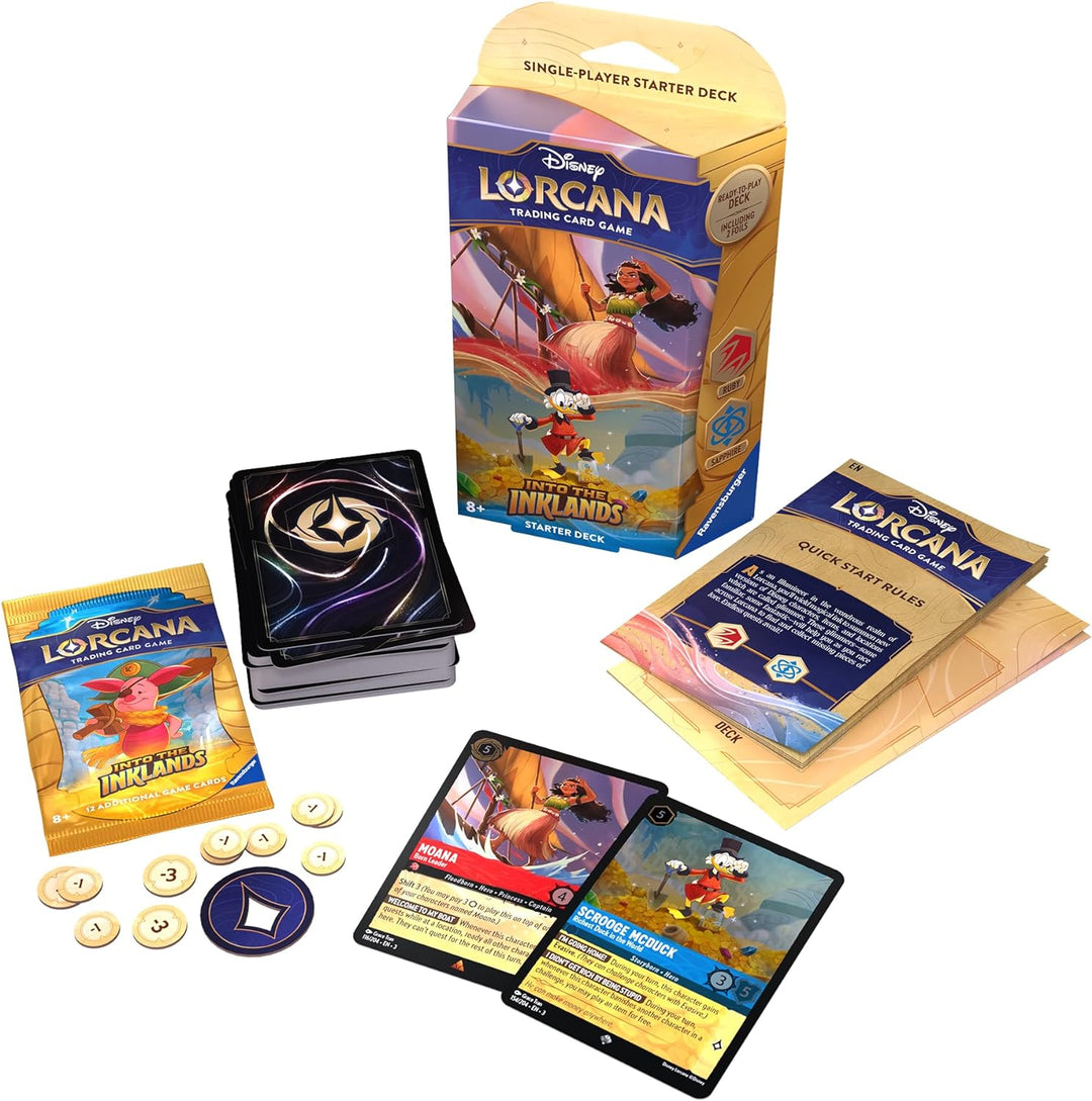 Disney Lorcana: Into the Inklands - Starter Deck - Moana and Scrooge McDuck